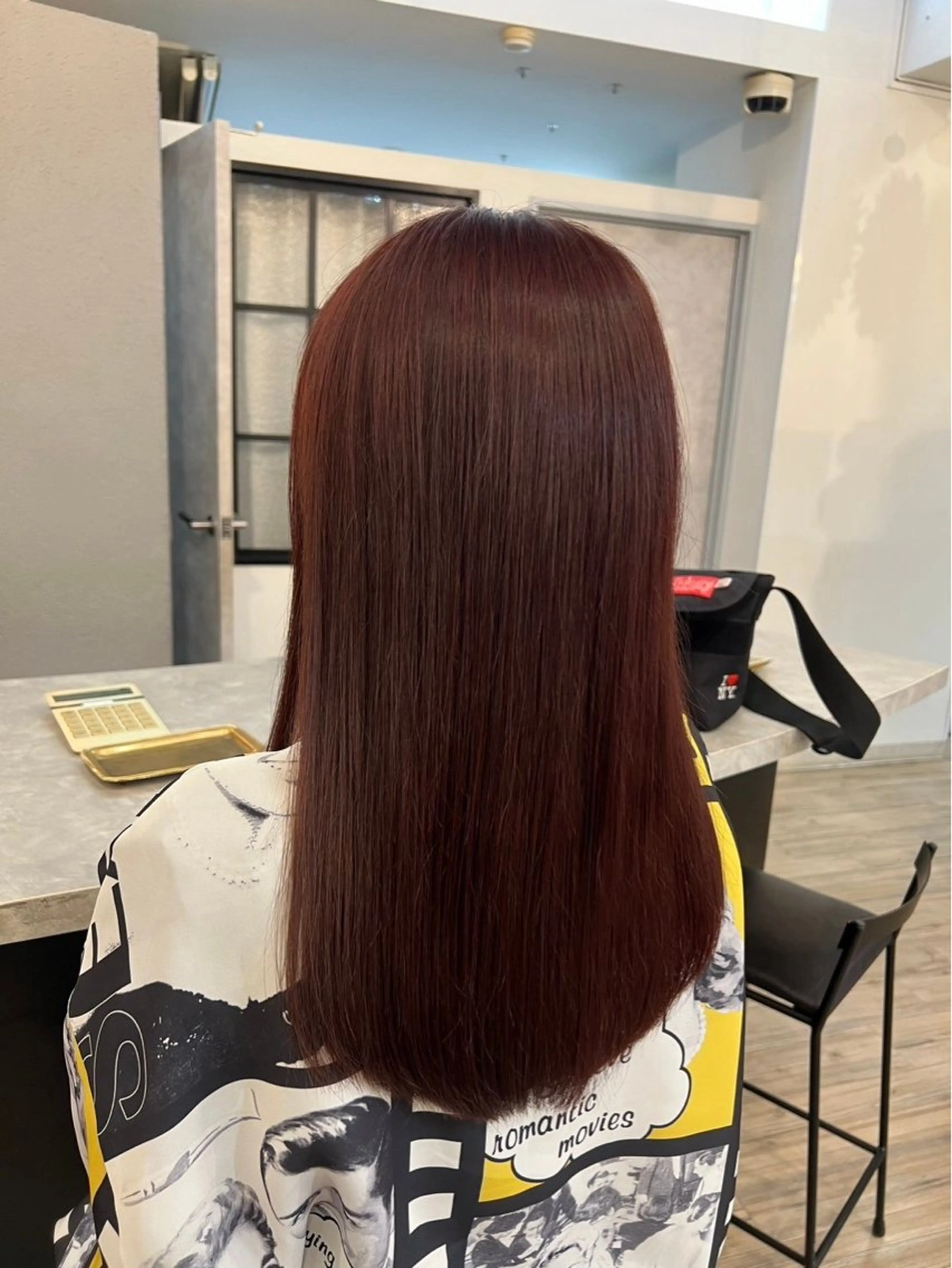 セミロング カラー ブリーチ ピンクカラー カット ヘアカラー トリートメント いぐちしょうた🫧 VISAGEbaskのヘアスタイル