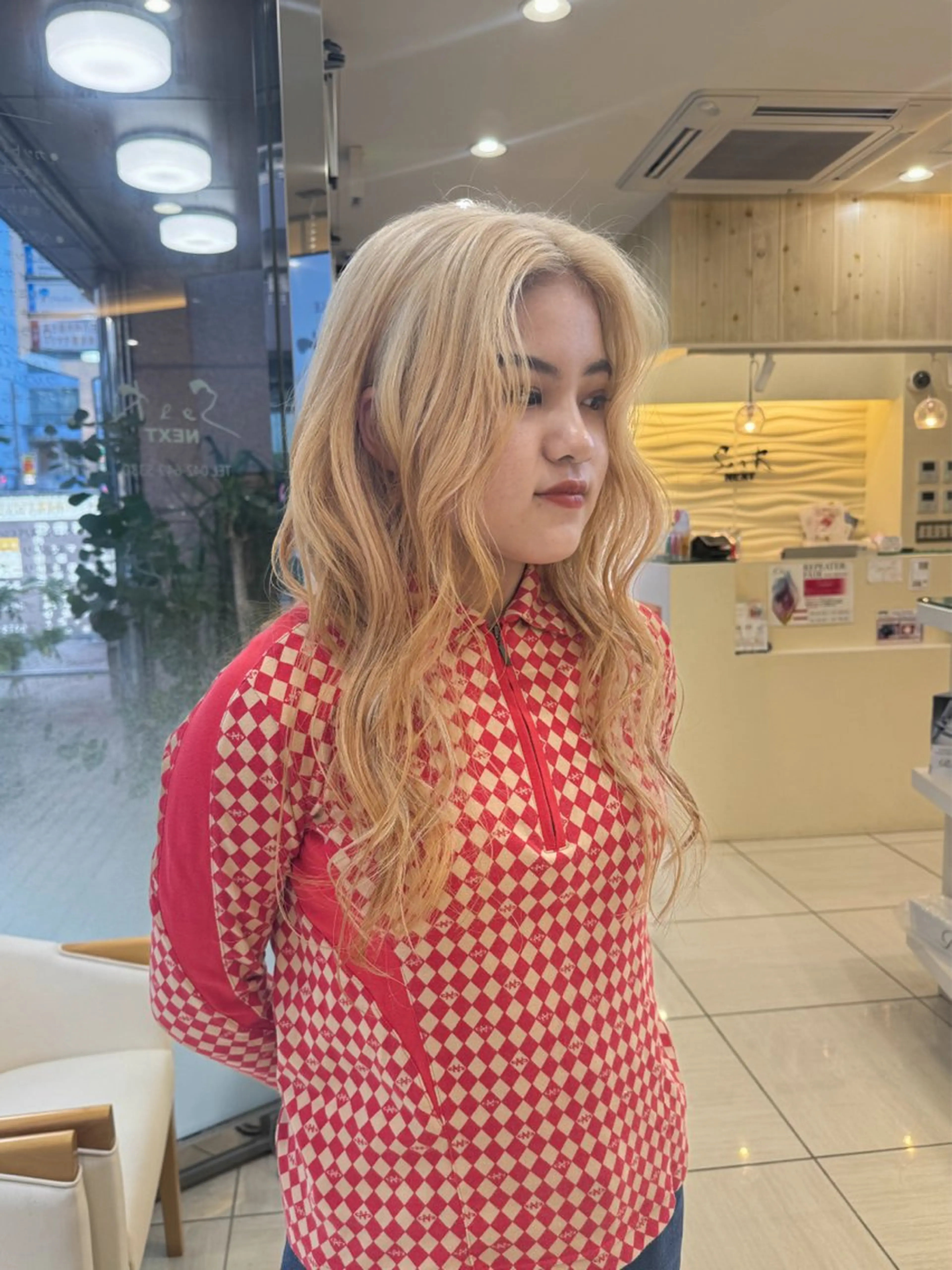 セミロング カラー カット ヘアカラー Seeknext // Rukaのヘアスタイル