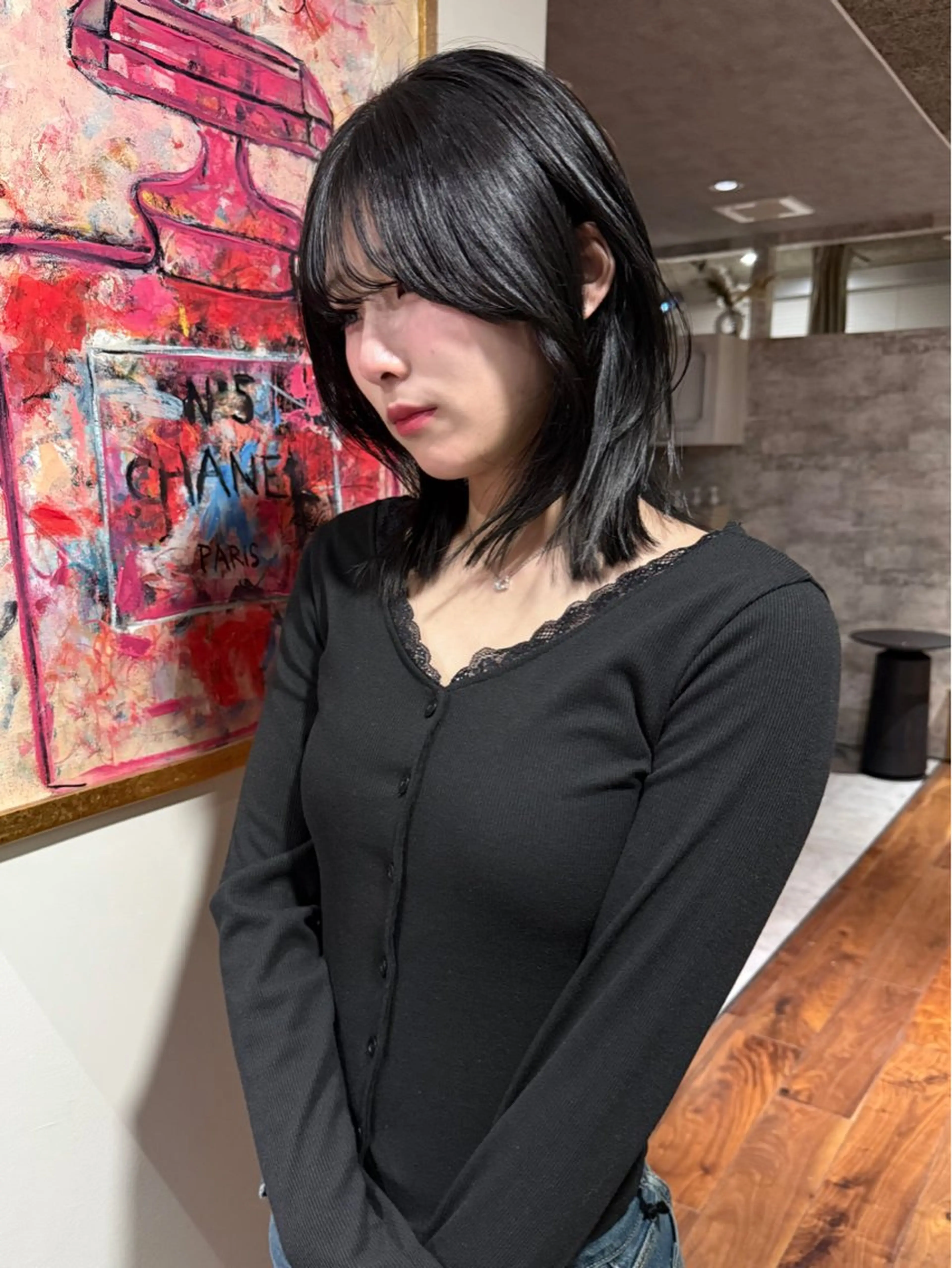 ミディアム カラー カット ヘアカラー トリートメント mai / linoah˚✧のヘアスタイル