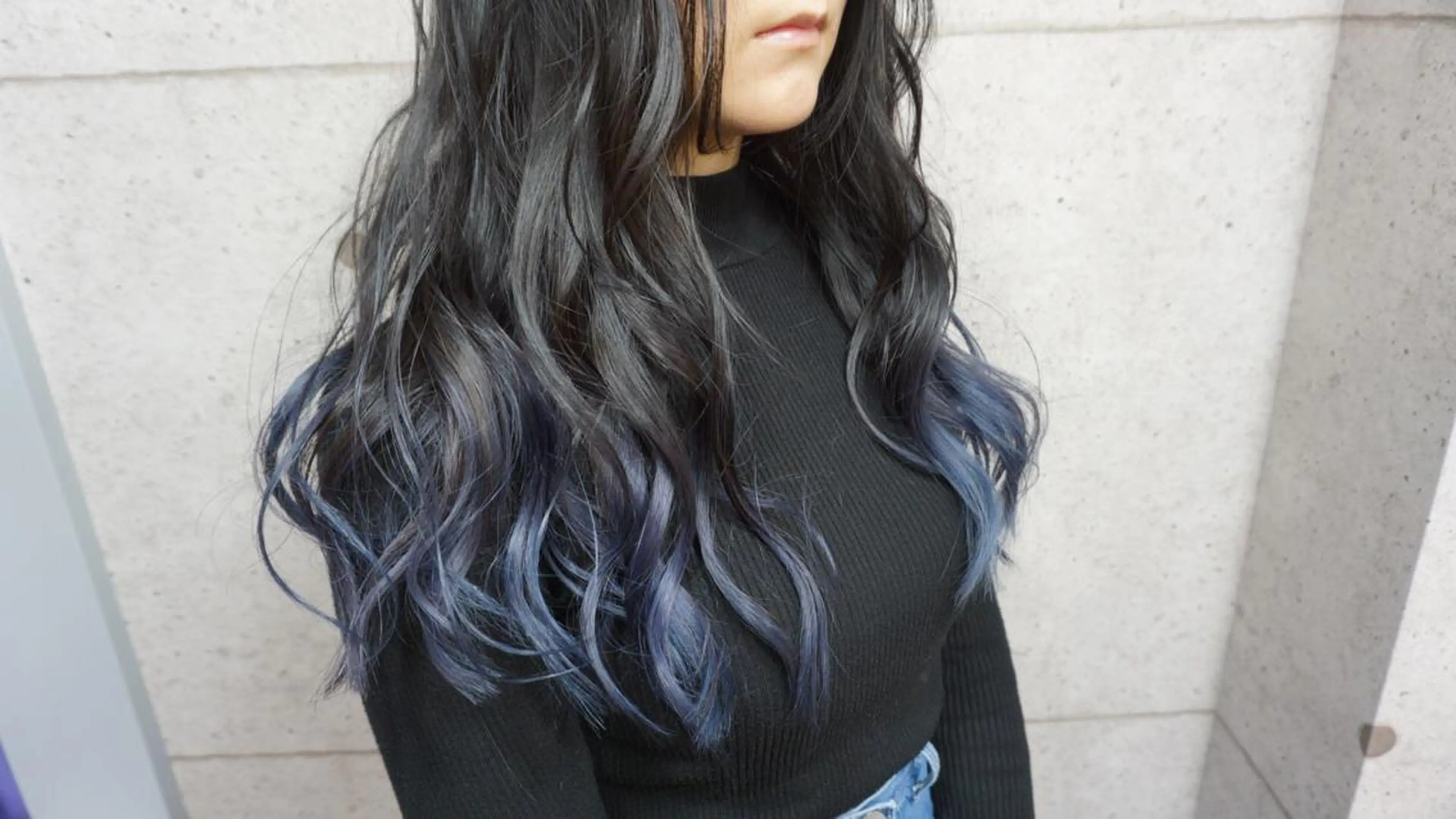 ロング カラー カット ヘアカラー トリートメント 羽田 hadaのヘアスタイル