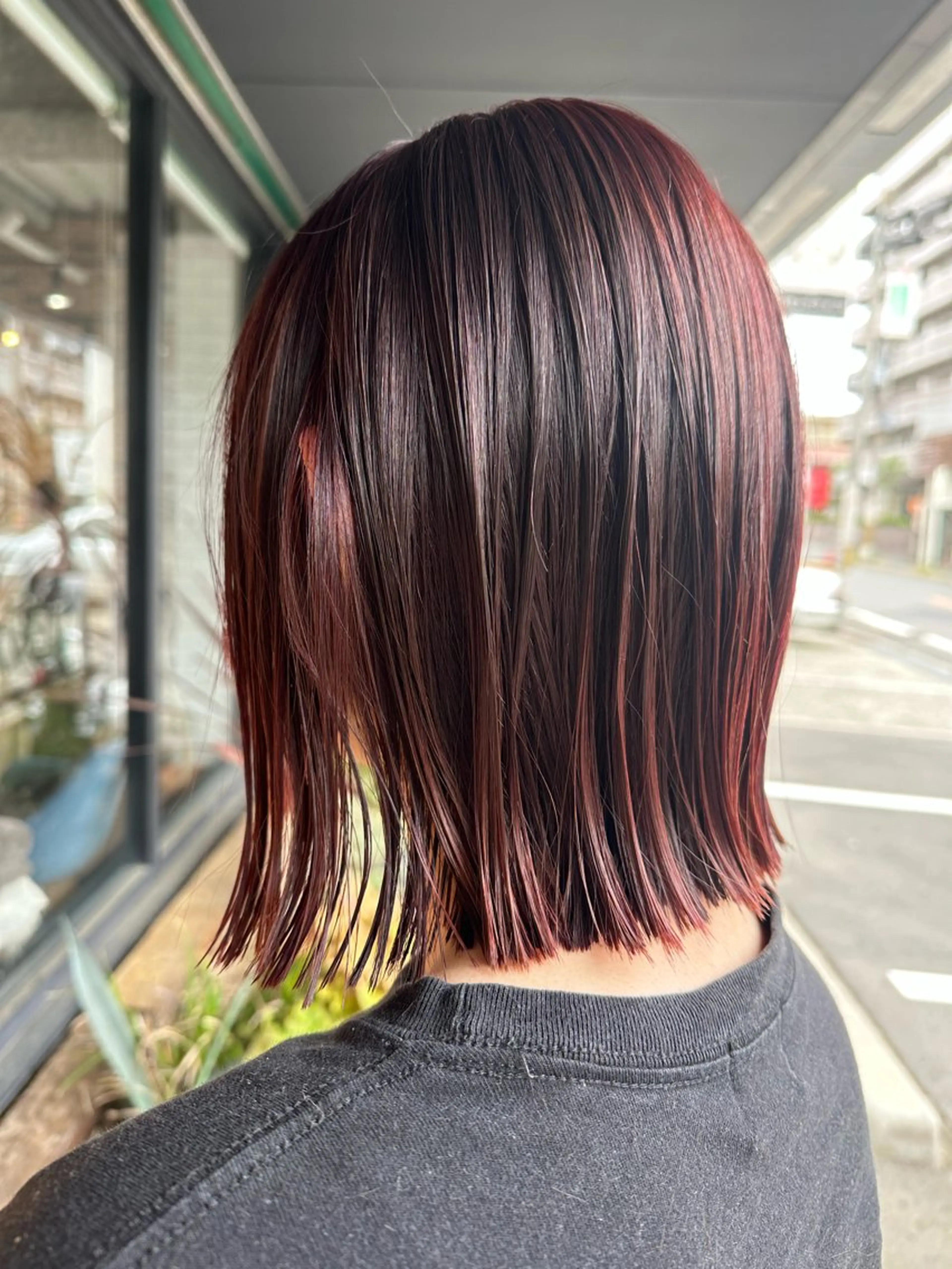 ミディアム 北野 早希のヘアスタイル