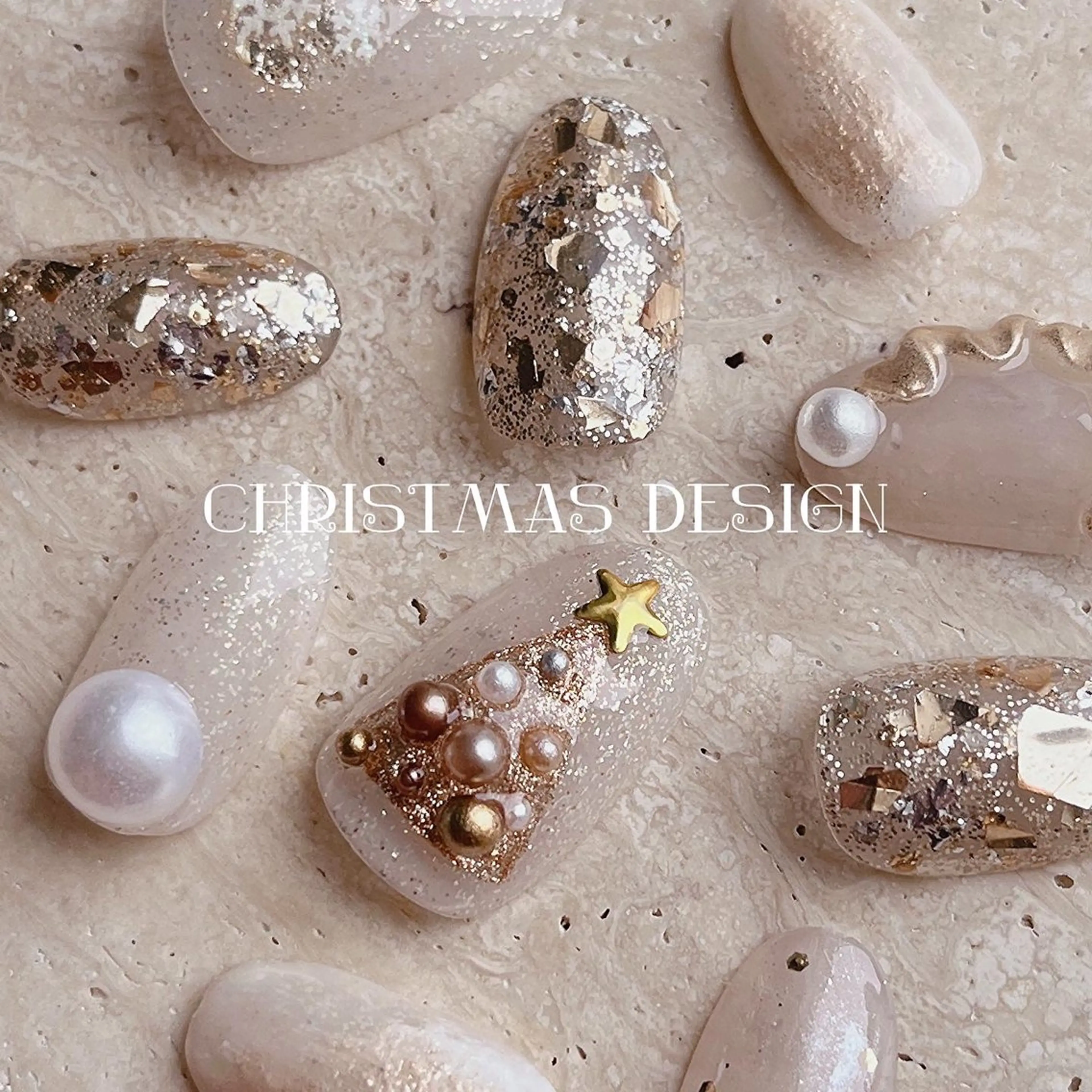 ネイル 冬ネイル クリスマス Manami Kのネイルデザイン