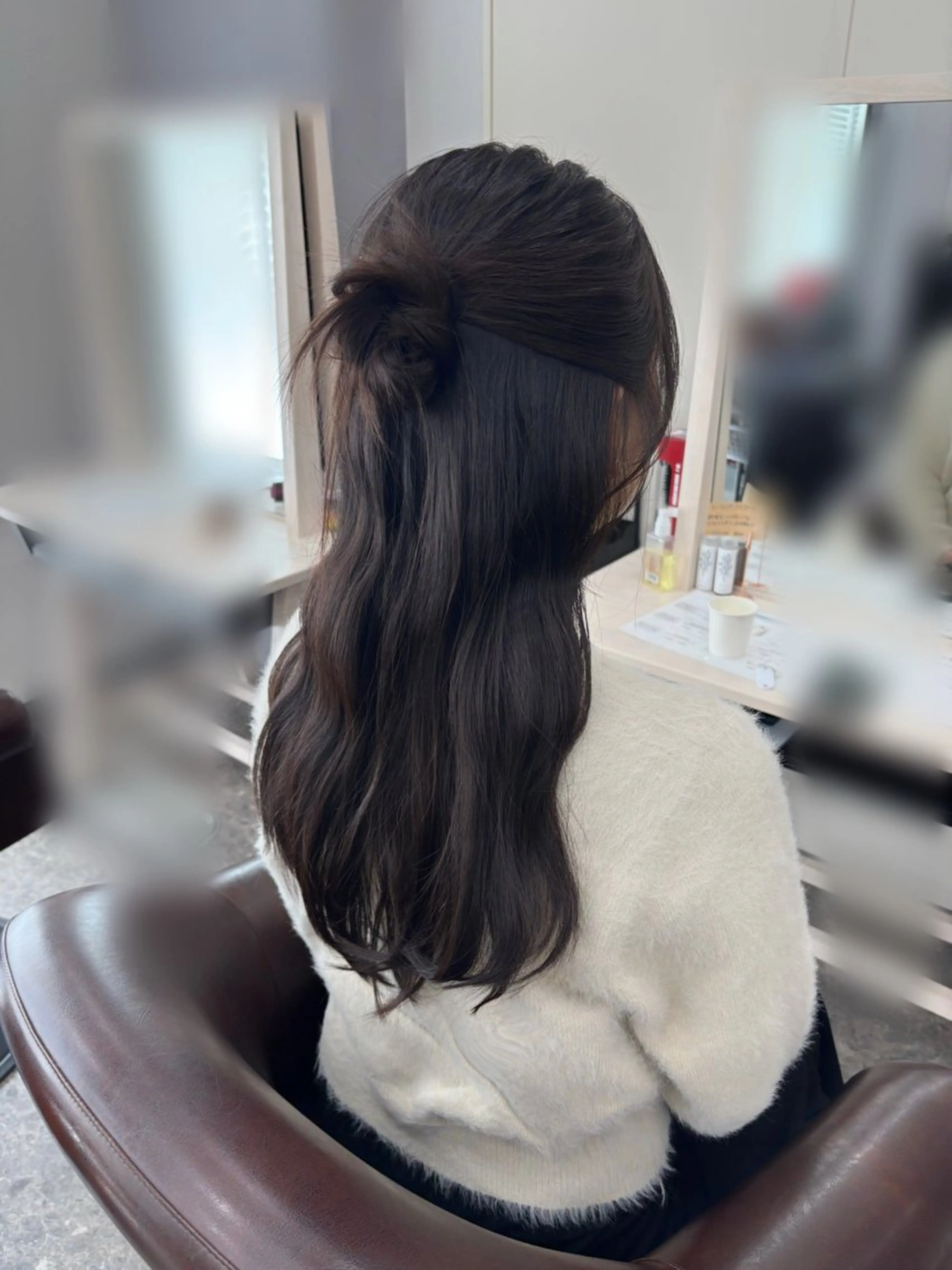 ヘアアレンジ ハーフアップ KANAMI日暮里 韓国ヘア・メイクのヘアスタイル