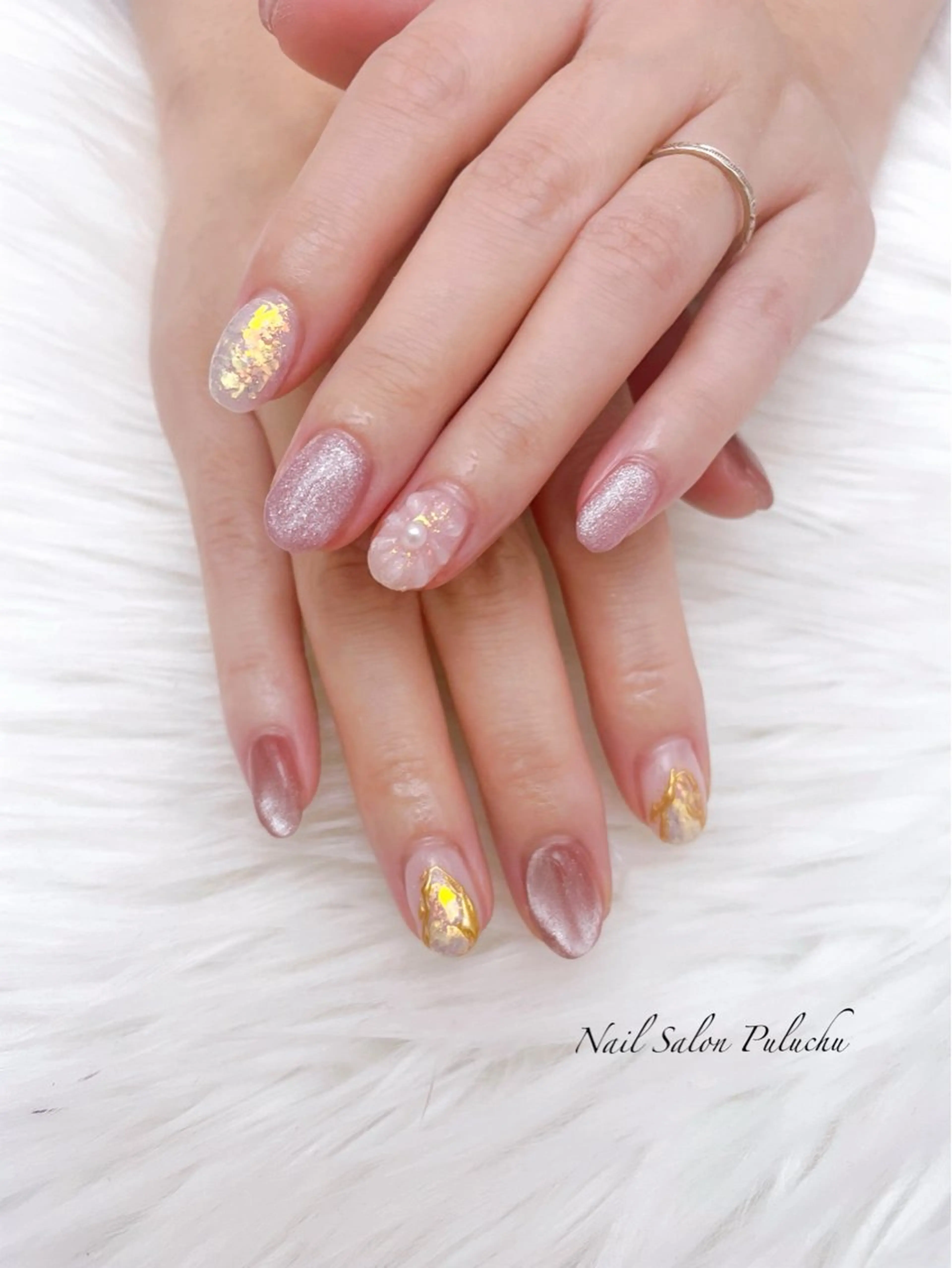 ネイル ピンク ハンドネイル ♡ puluchu ♡のネイルデザイン