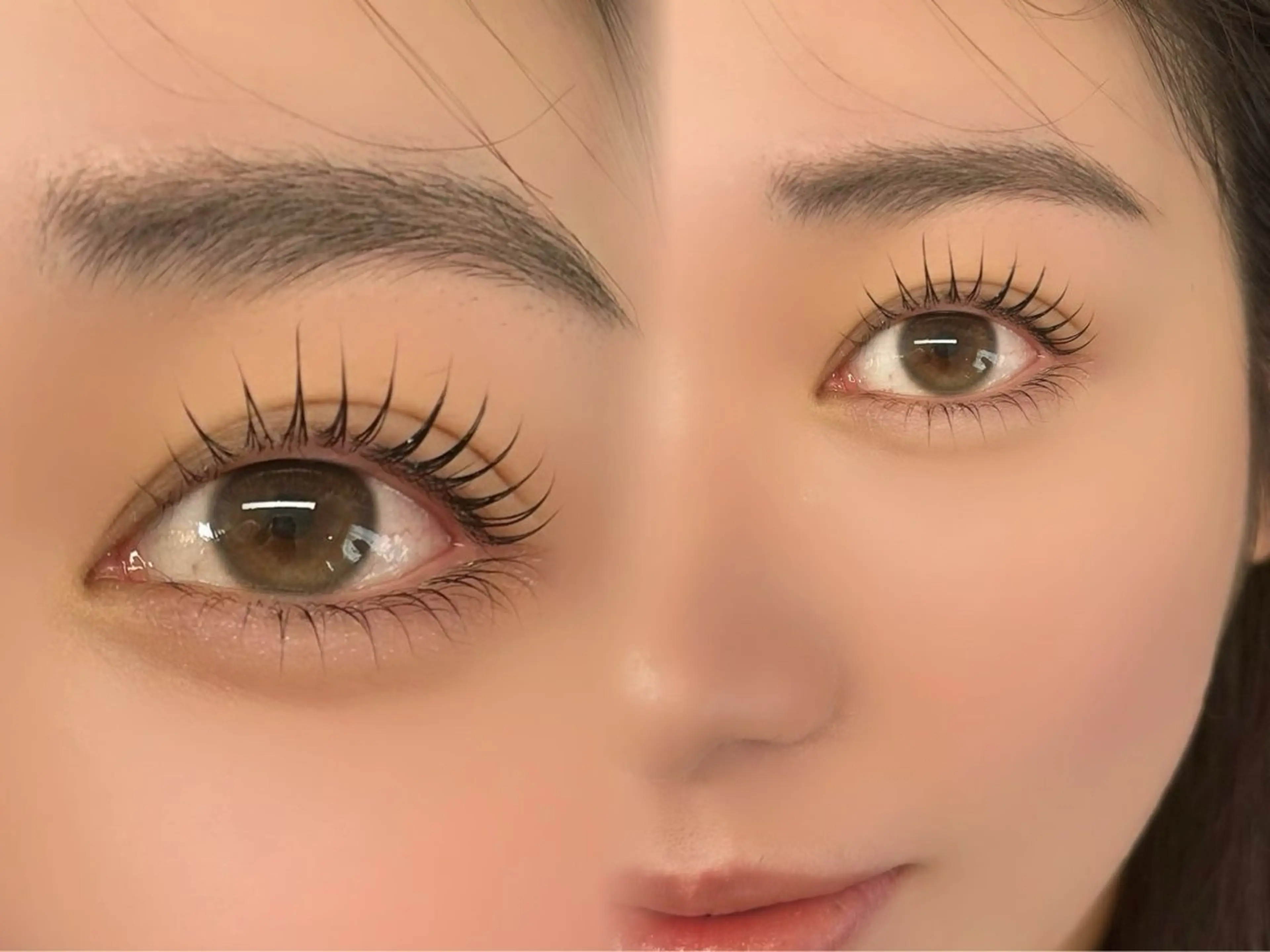 まつ毛パーマ上下の写真