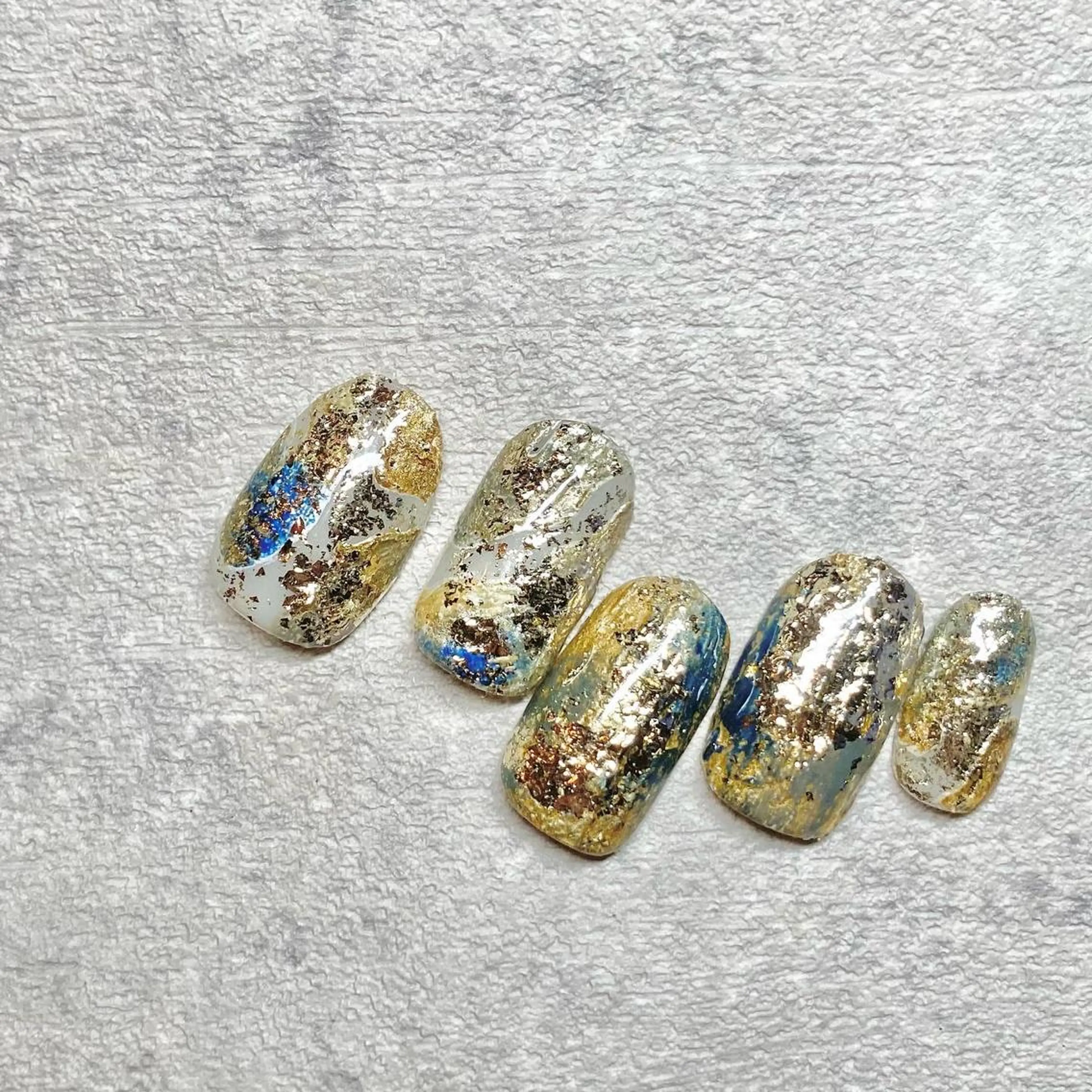 ネイル アートネイル フットネイル ニュアンスネイル 冬ネイル 山田 貴子のネイルデザイン