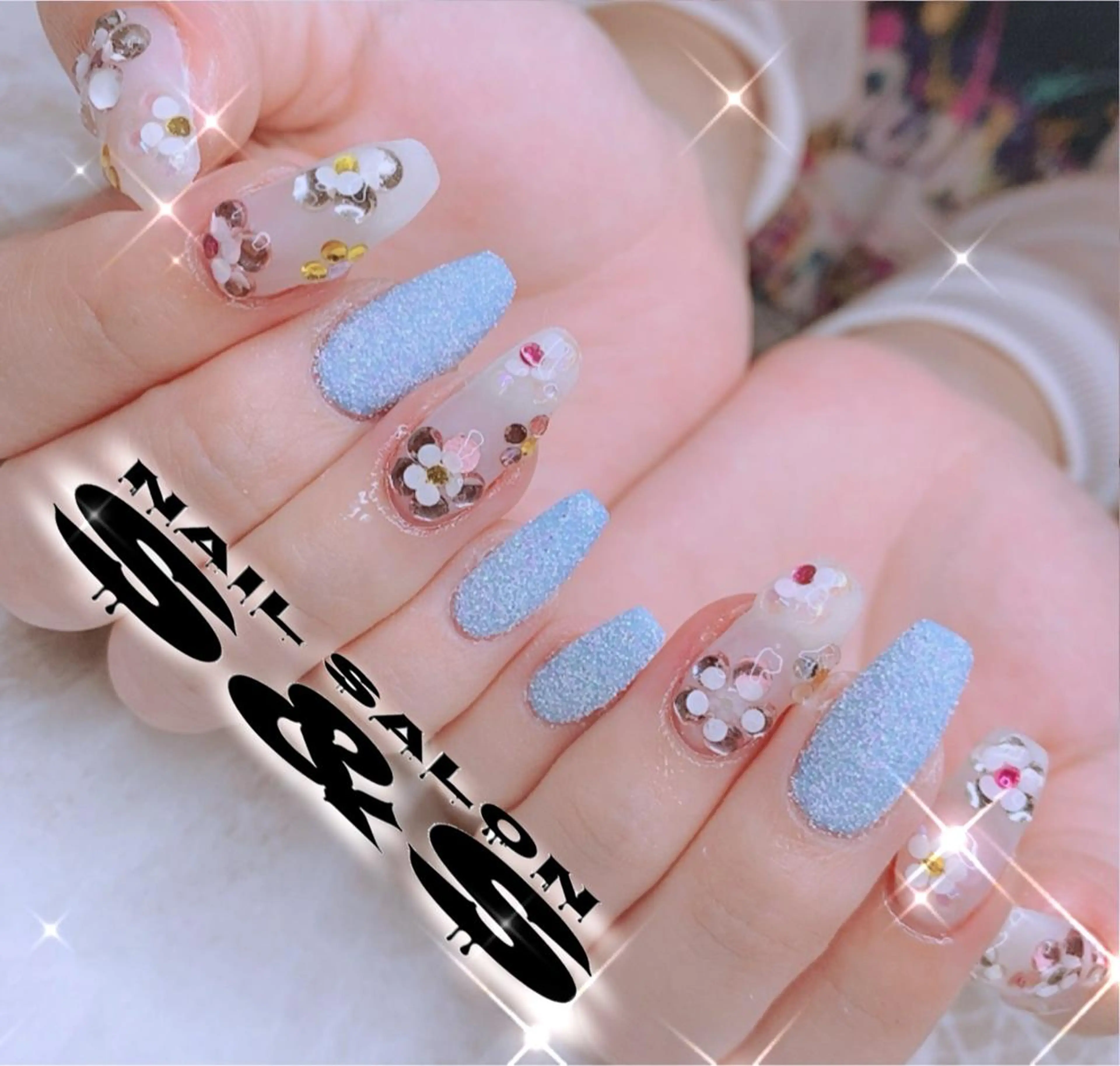 ネイル 長さ出し フラワーネイル メンズネイル 持ち込み スカルプネイル S&S 村田小百合のネイルデザイン