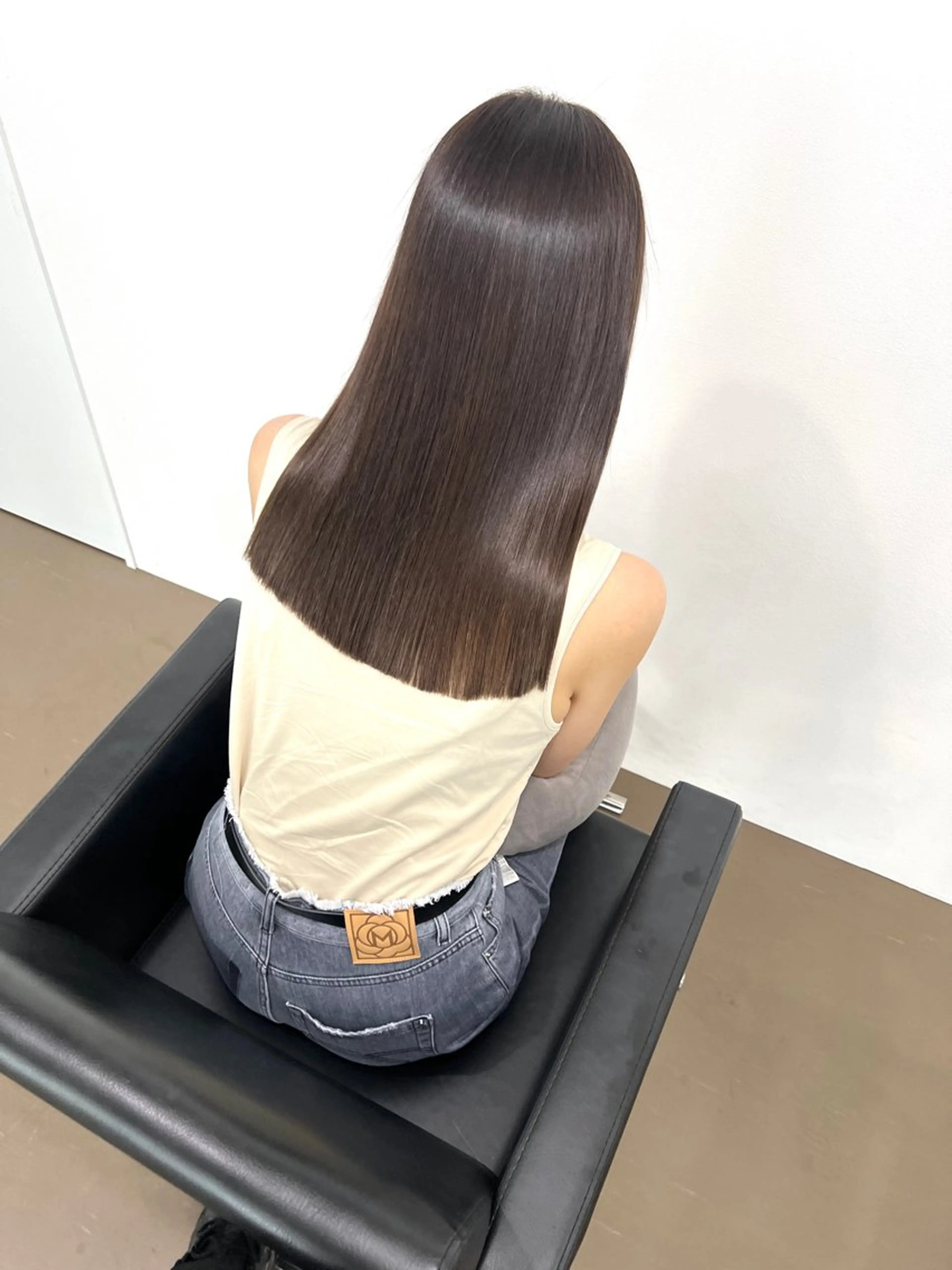 ロング 髪質改善 縮毛矯正 加藤 詩流のヘアスタイル