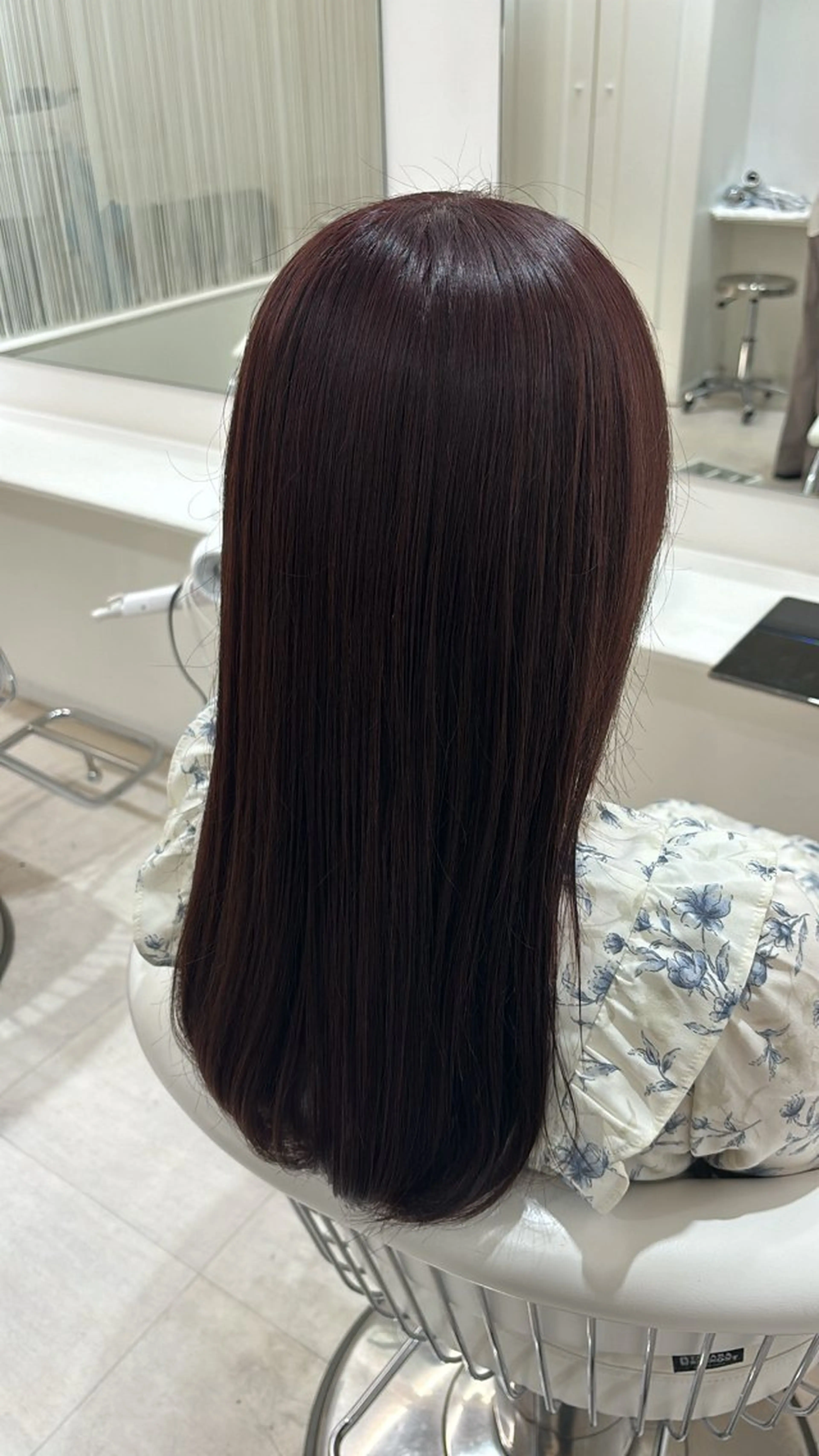 ロング カラー ラベンダーカラー 今井 愛歩のマツエク・マツパデザイン