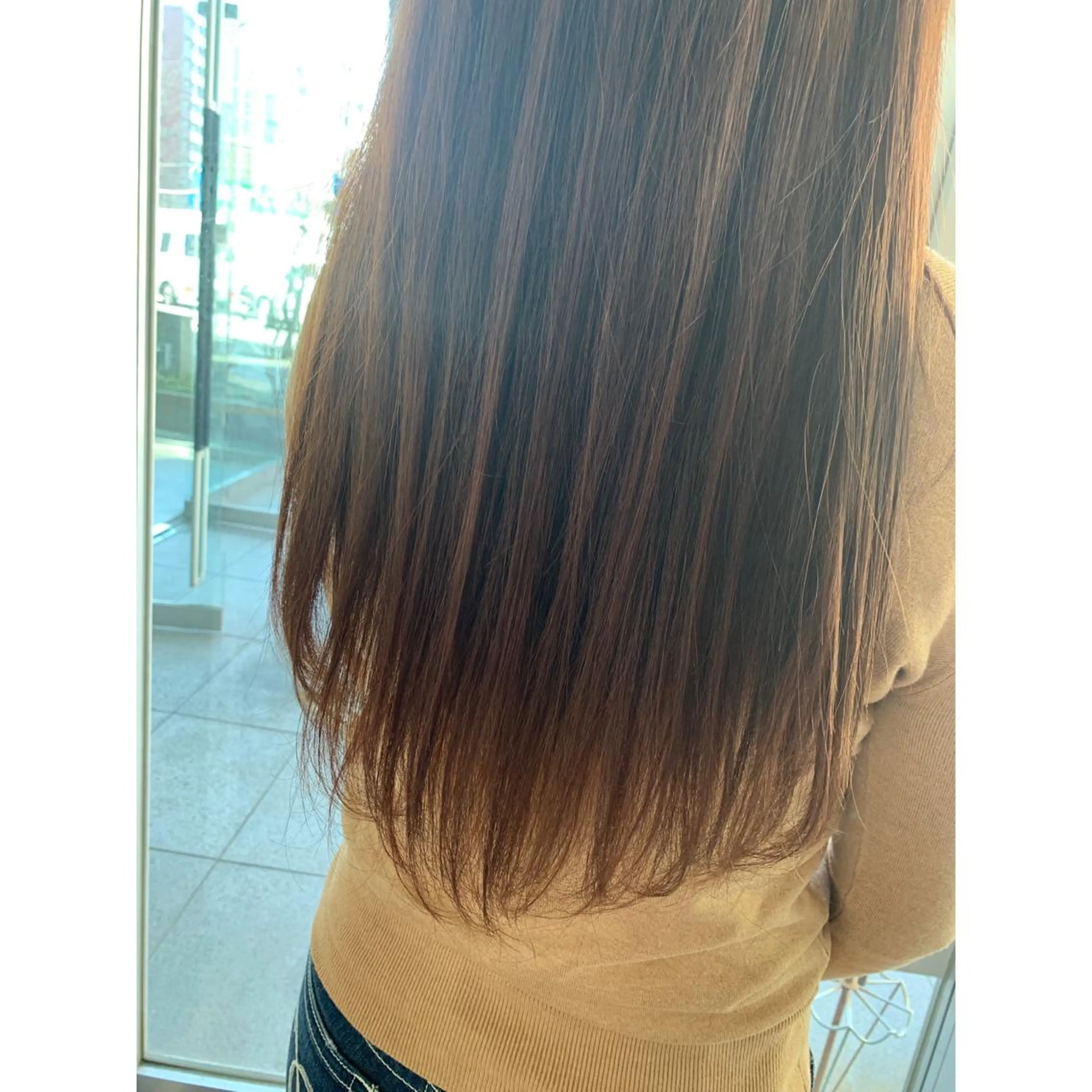 ロング カラー fio マナミのヘアスタイル