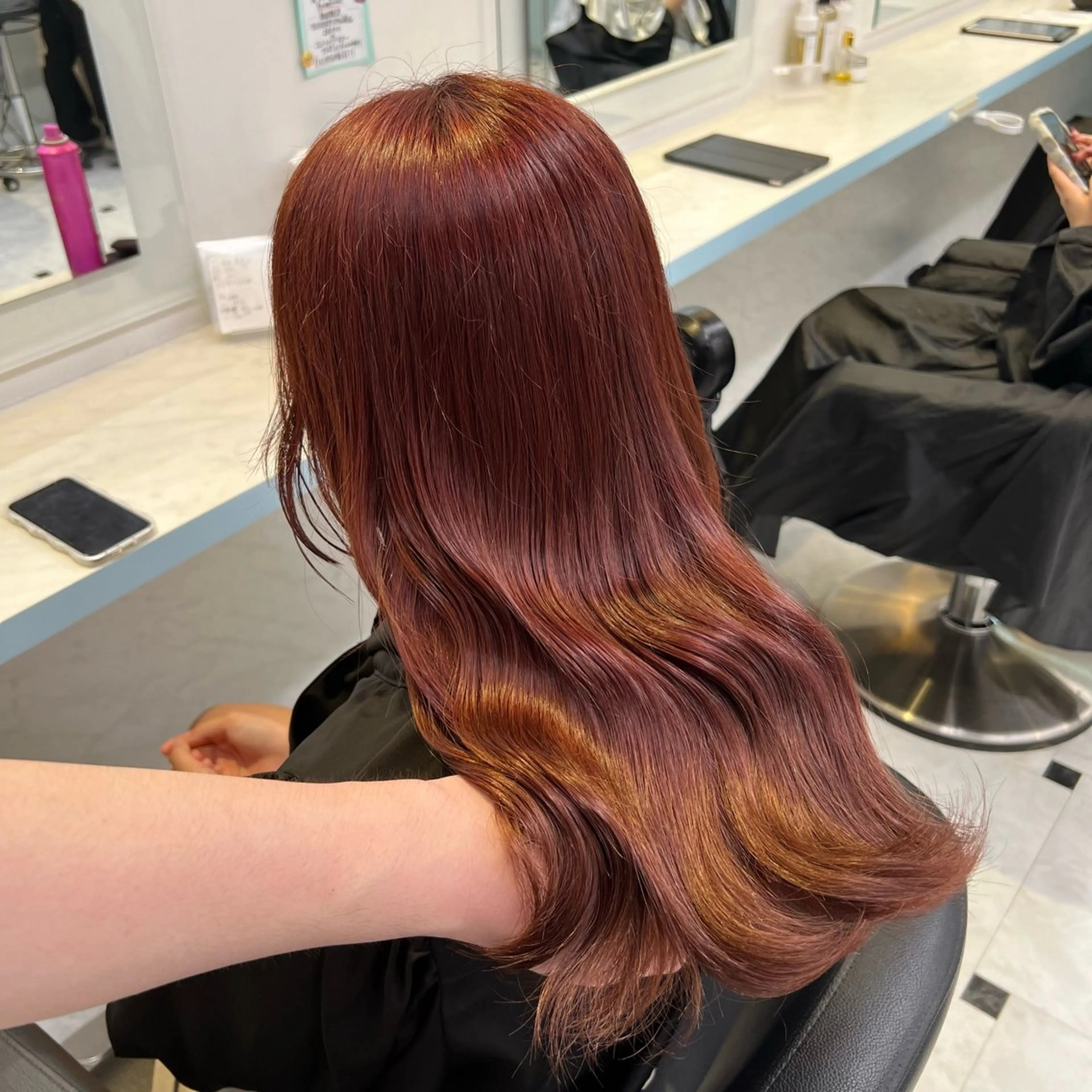 セミロング カラー 髪質改善 ヘアカラー トリートメント ヘアセット 艶髪グレージュ特化/ CHIKARAのヘアスタイル