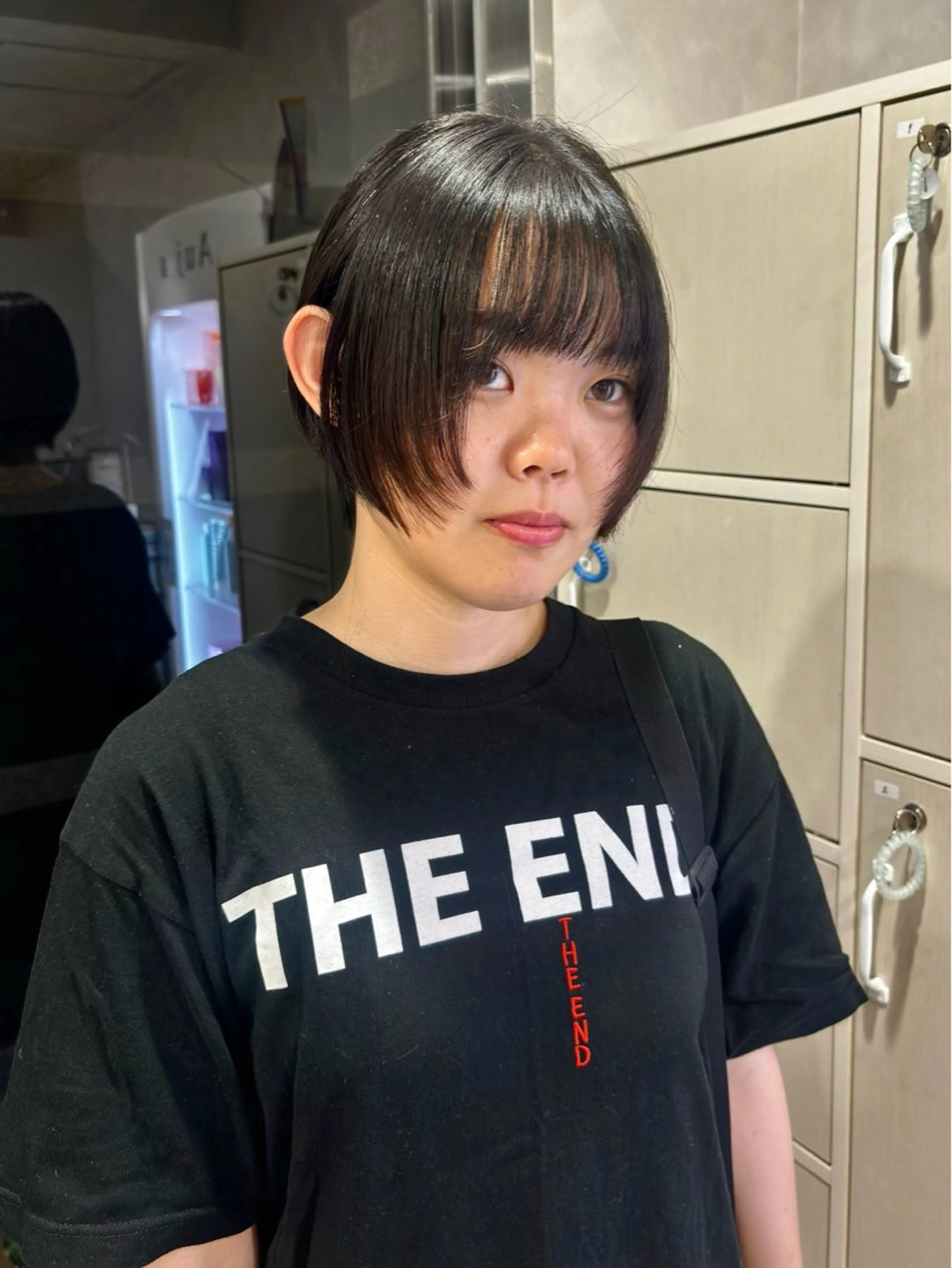 ショート 丸みショート 顔まわりレイヤー 顔周りカット レイヤーカット ショートヘア 伊藤 愛里のヘアスタイル