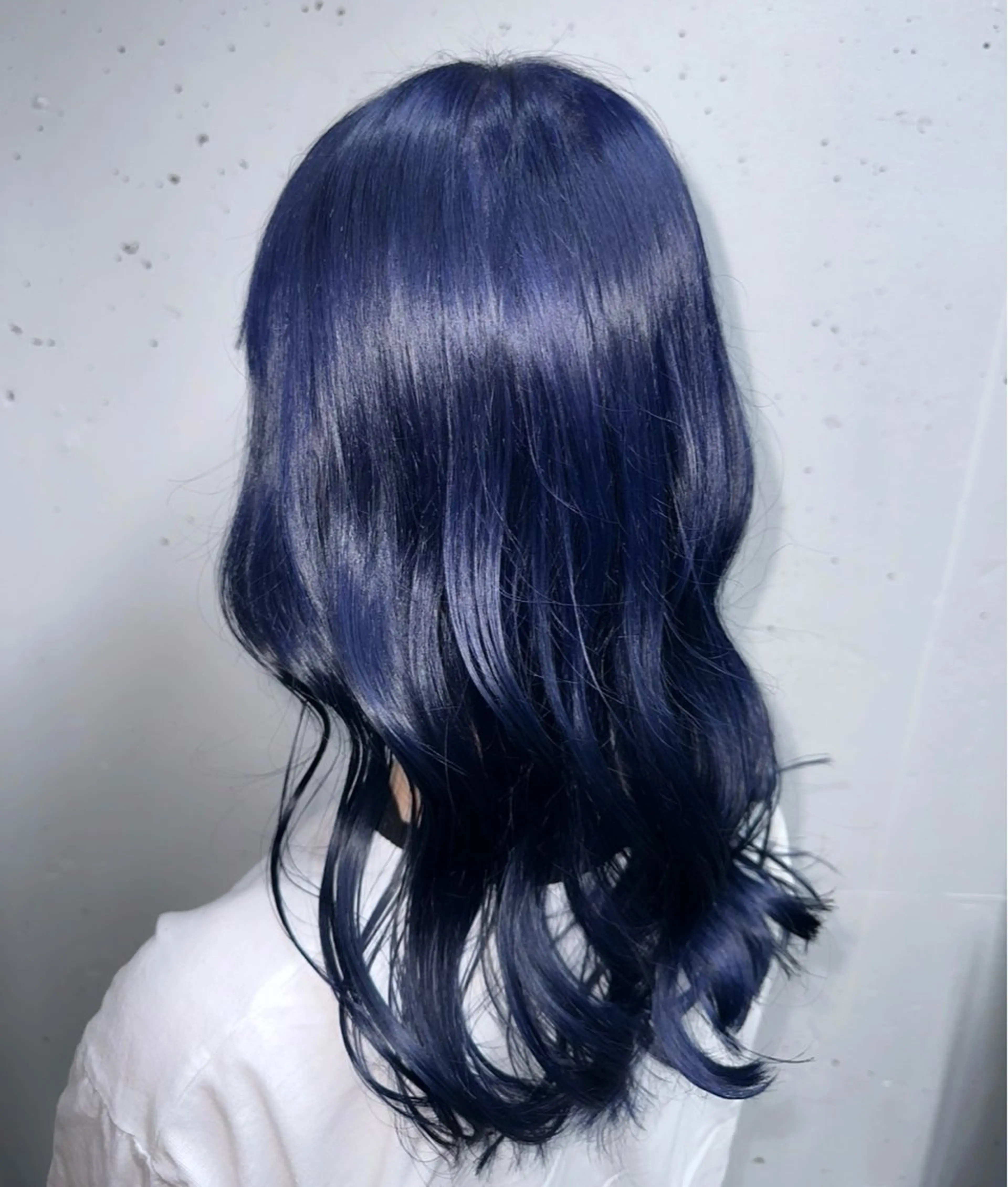 カラー ブルーカラー ブルーバイオレット バイオレットカラー 🤍🌿Chisa /透け感ヘア🌿🤍のヘアスタイル