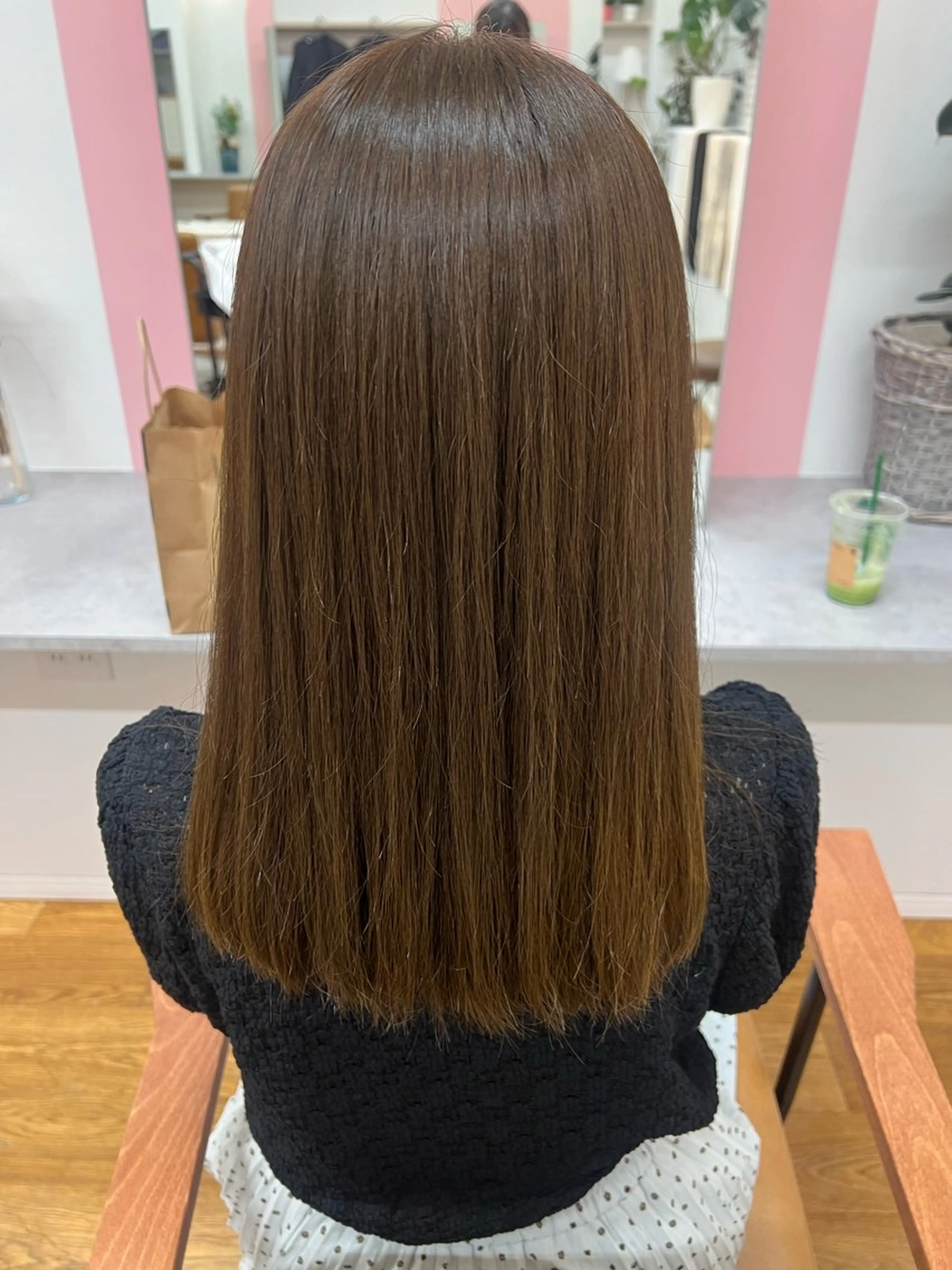 ミディアム ❄️ さき❄️のヘアスタイル