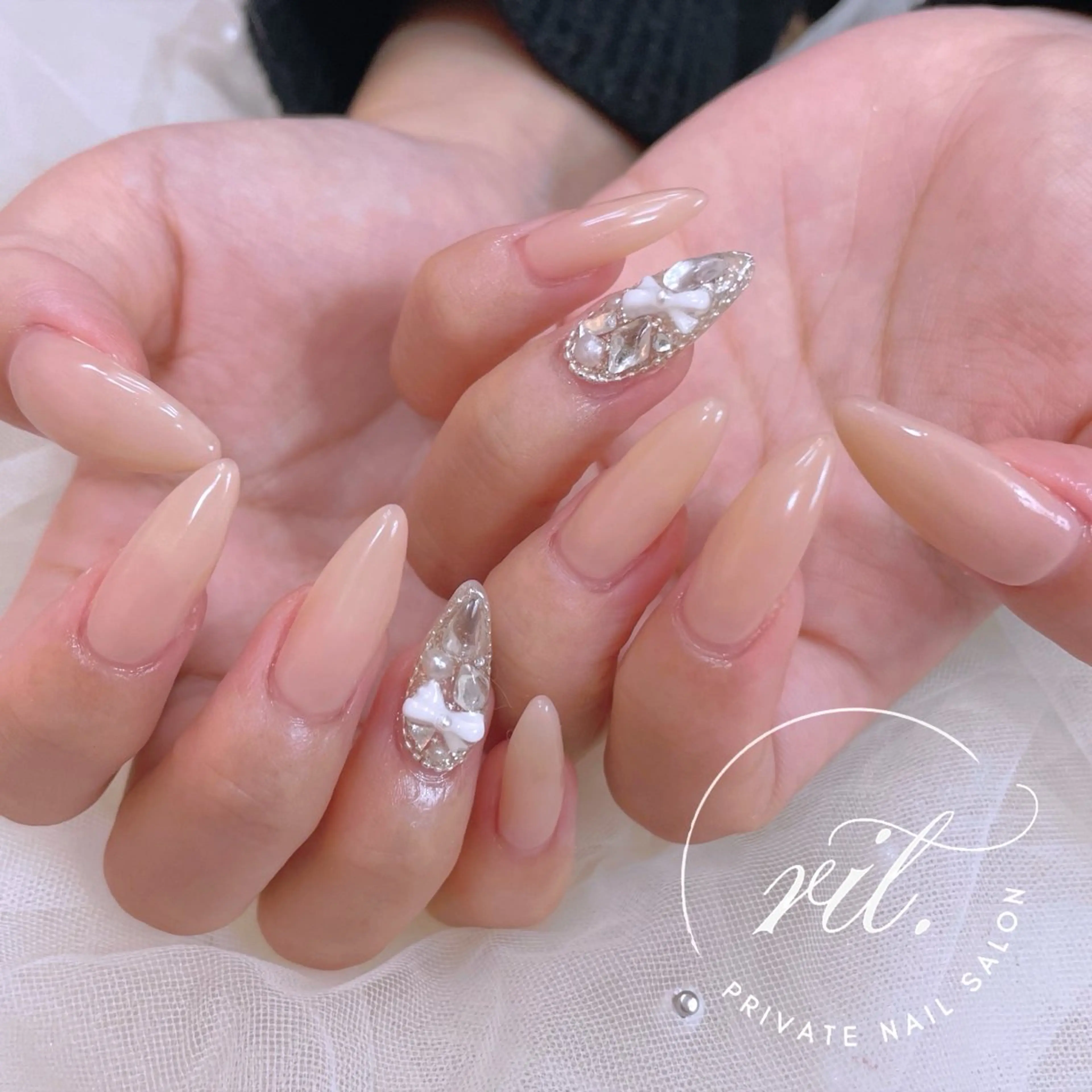 ネイル 韓国ネイル ワンホンネイル ハンドネイル rit. _リットのネイルデザイン