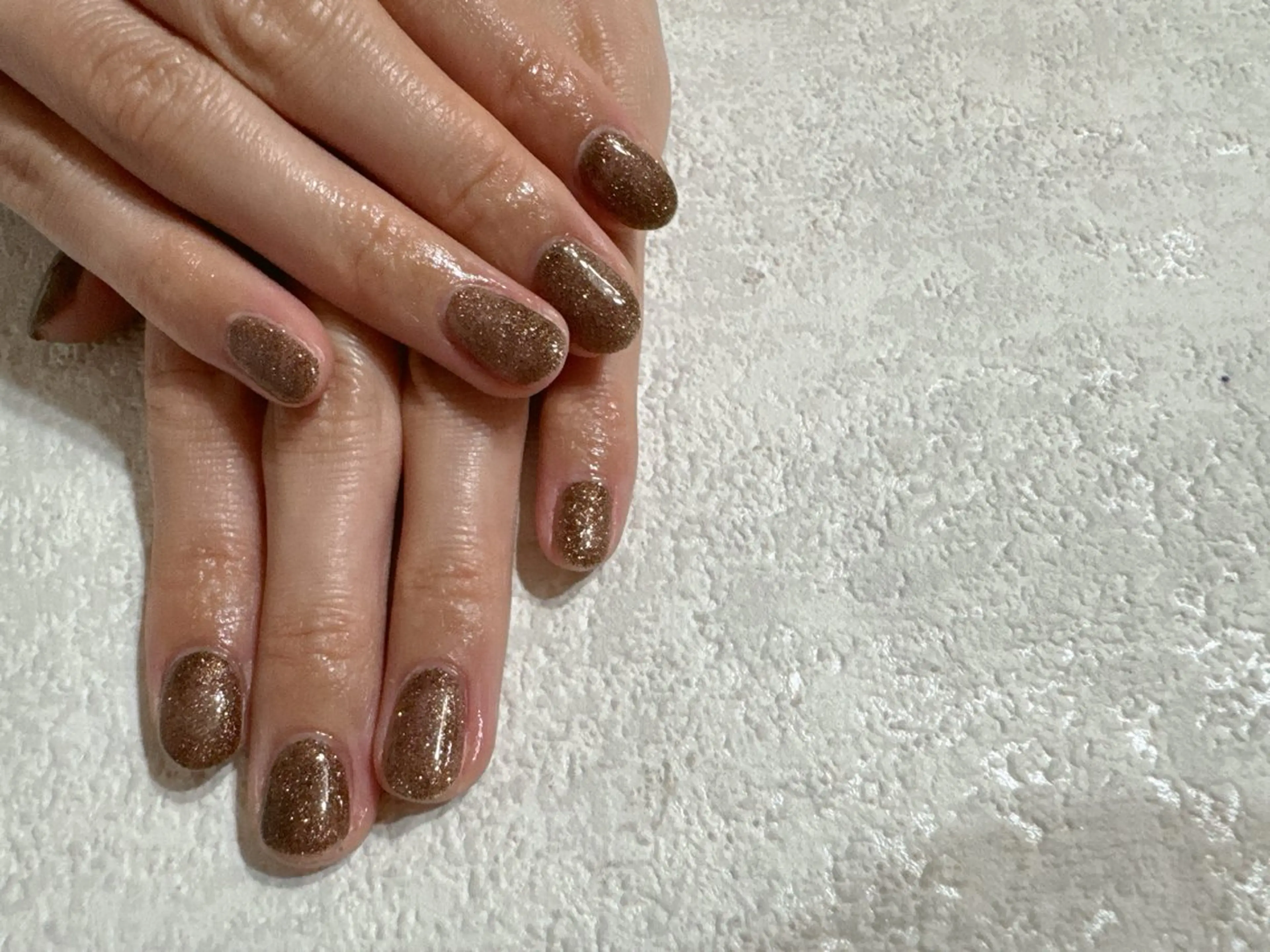 ネイル フットネイル ジェルネイル ラメ(グリッター) ワンカラーネイル パラジェル kikinail 溝の口のネイルデザイン