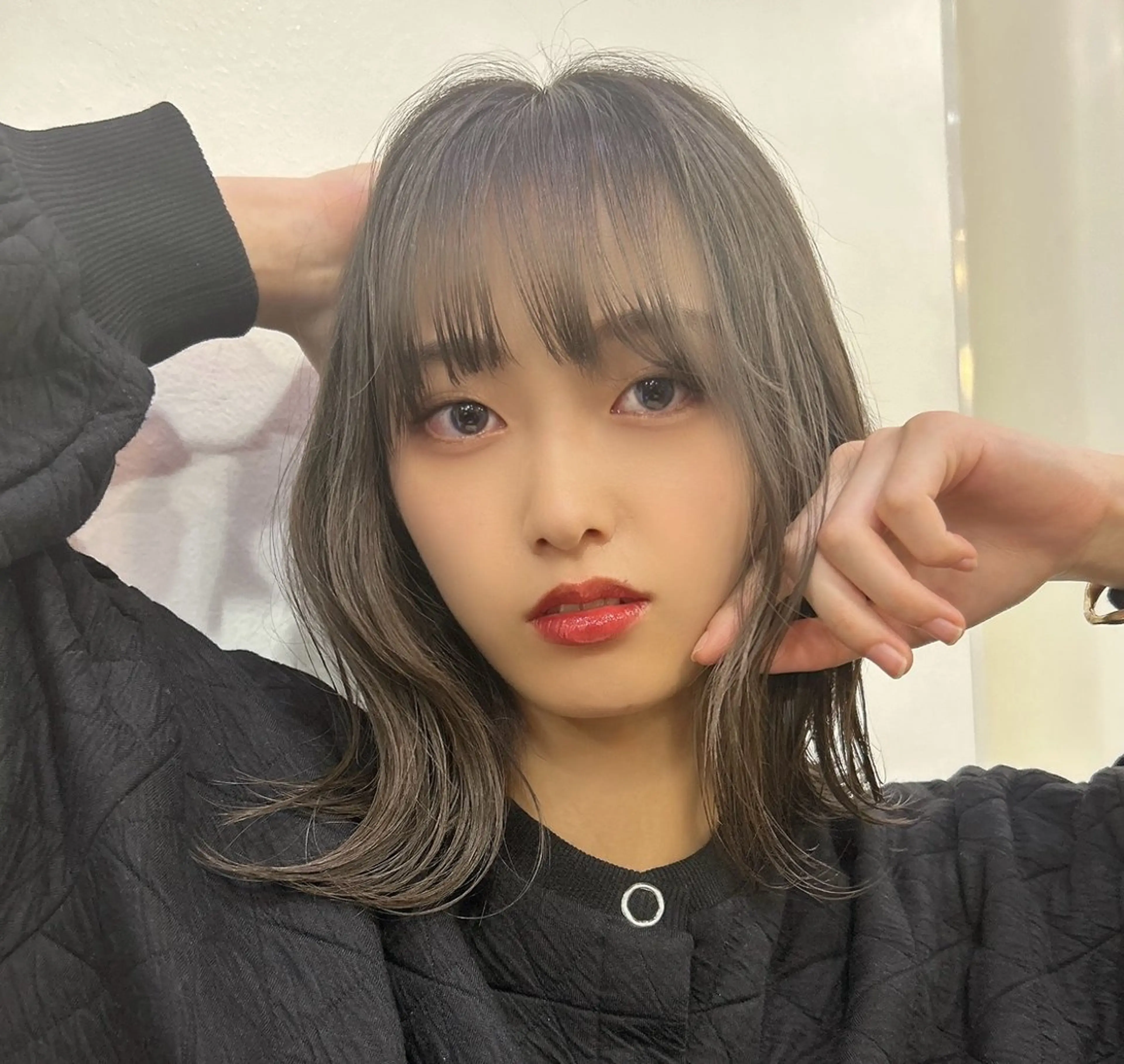 ミディアム 平田 一成のヘアスタイル