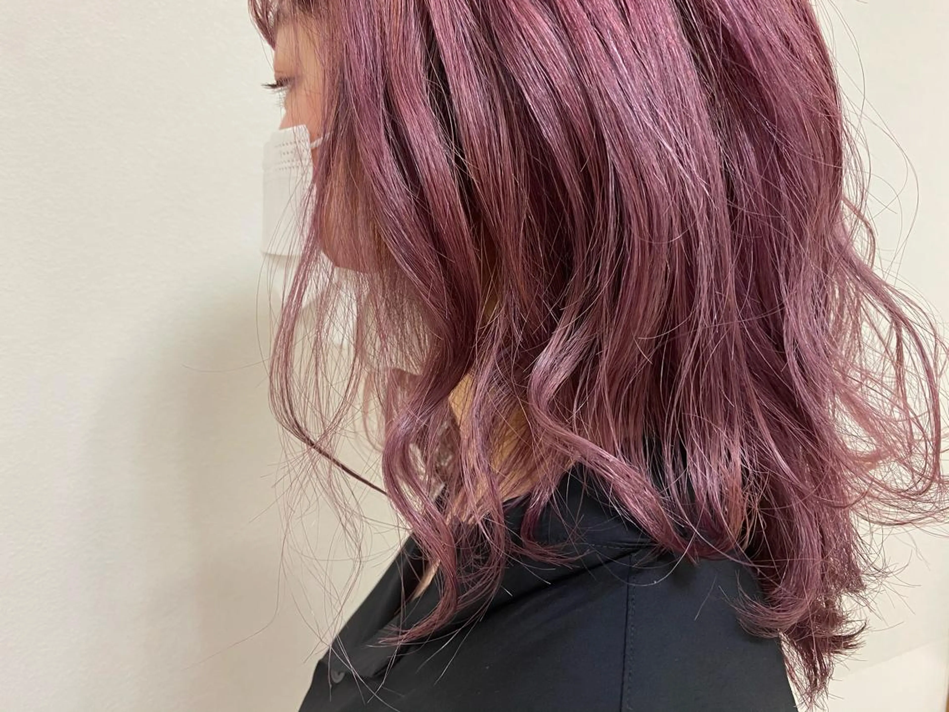 セミロング カラー ヘアアレンジ ヘアカラー トリートメント 🌈haru🌻 藤沢ハイトーン🌈のヘアスタイル