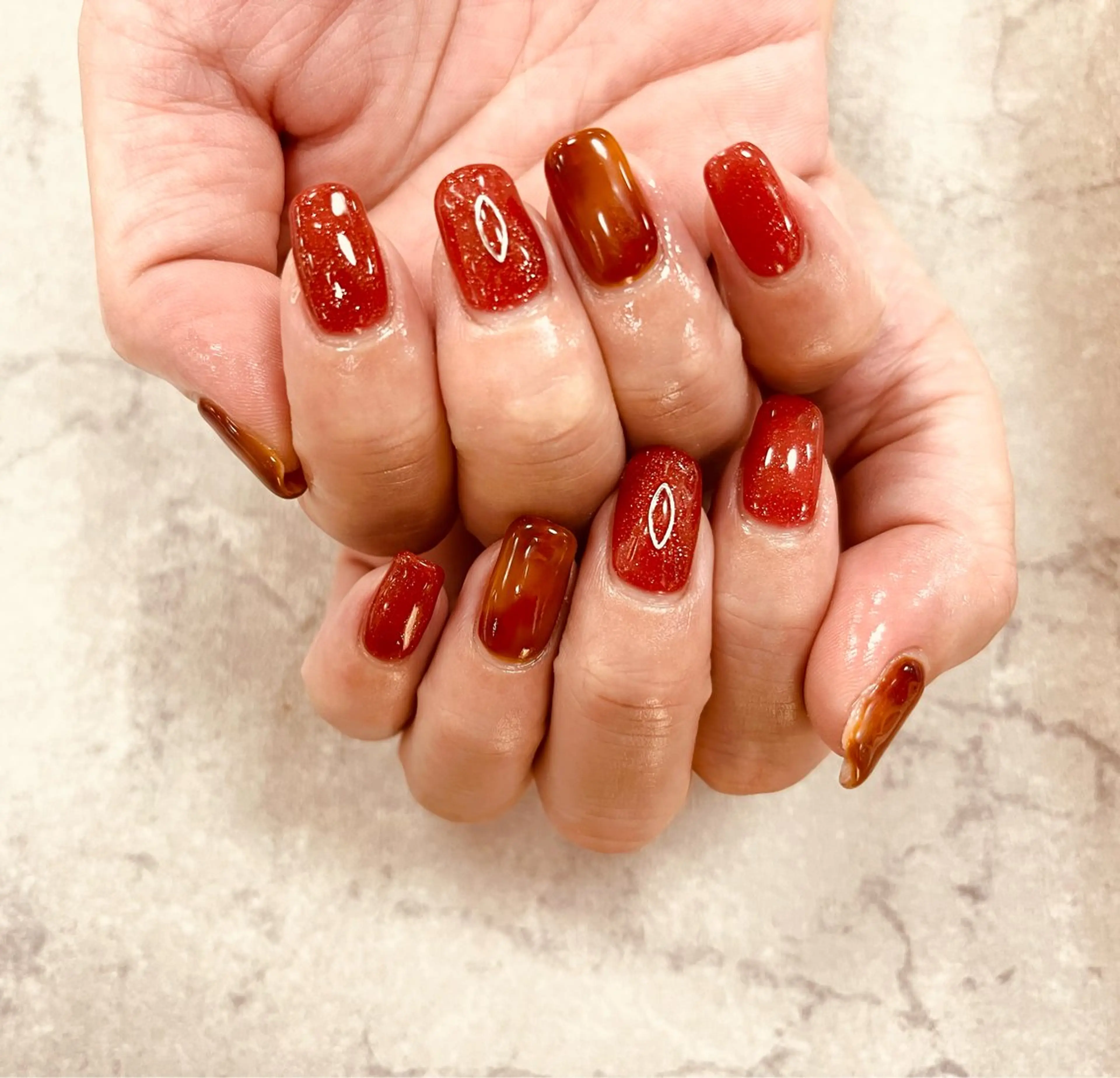 ネイル ハンドネイル 二見 晴香のネイルデザイン