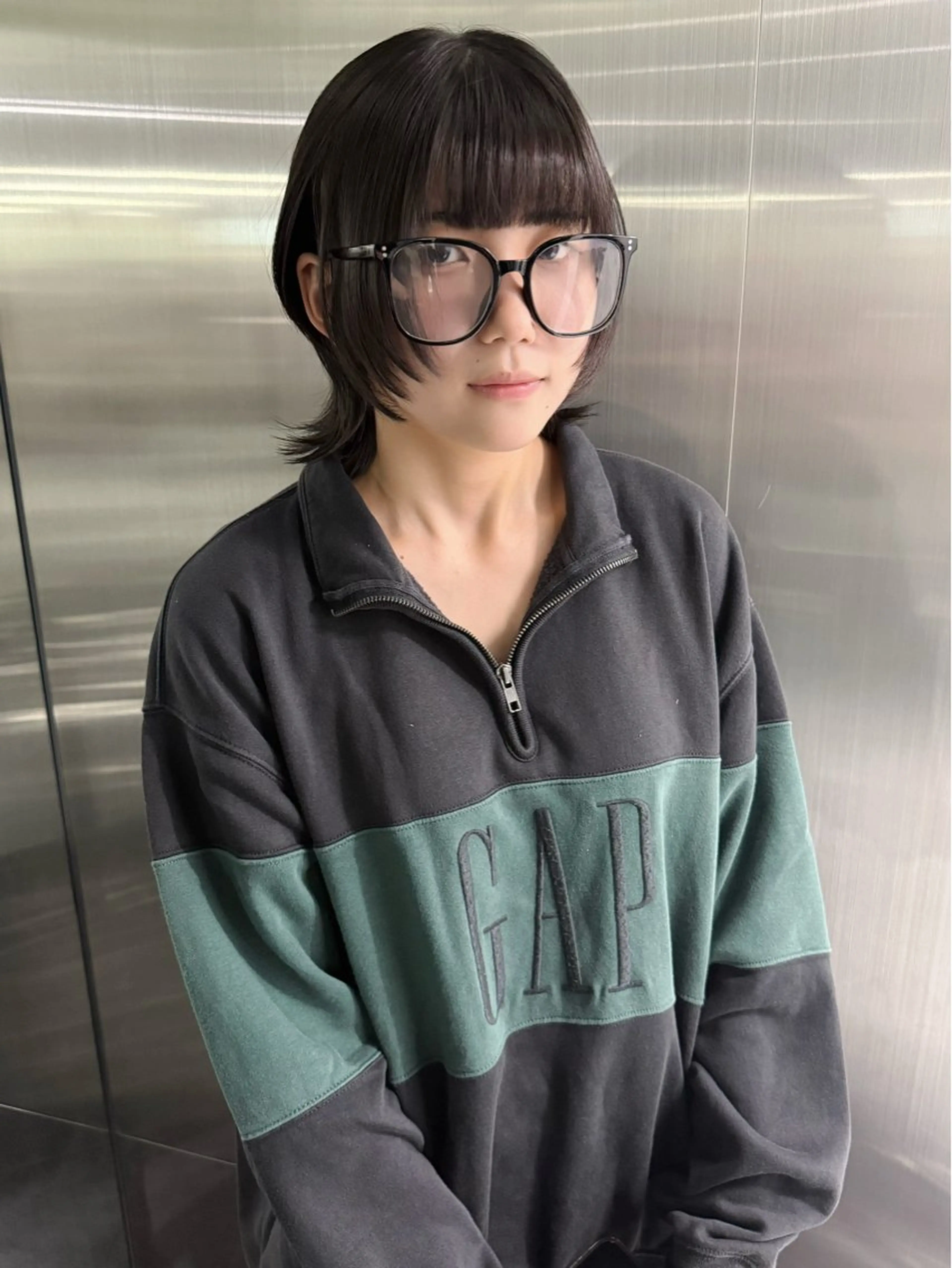 ミディアム 🐺立川のウルフ屋 さん🐺おかみ🐺のヘアスタイル