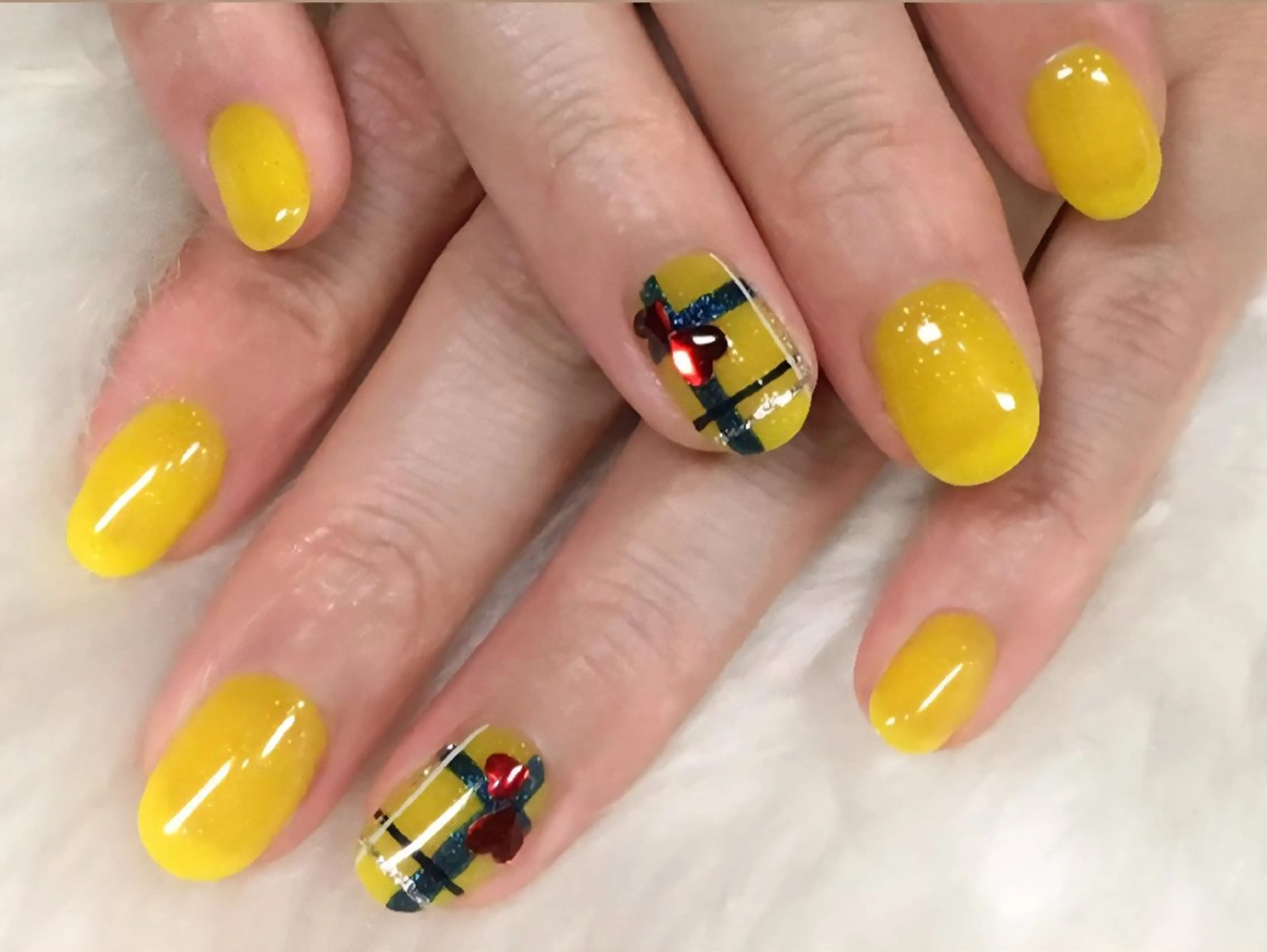 ✨オフありワンポイントアートの写真