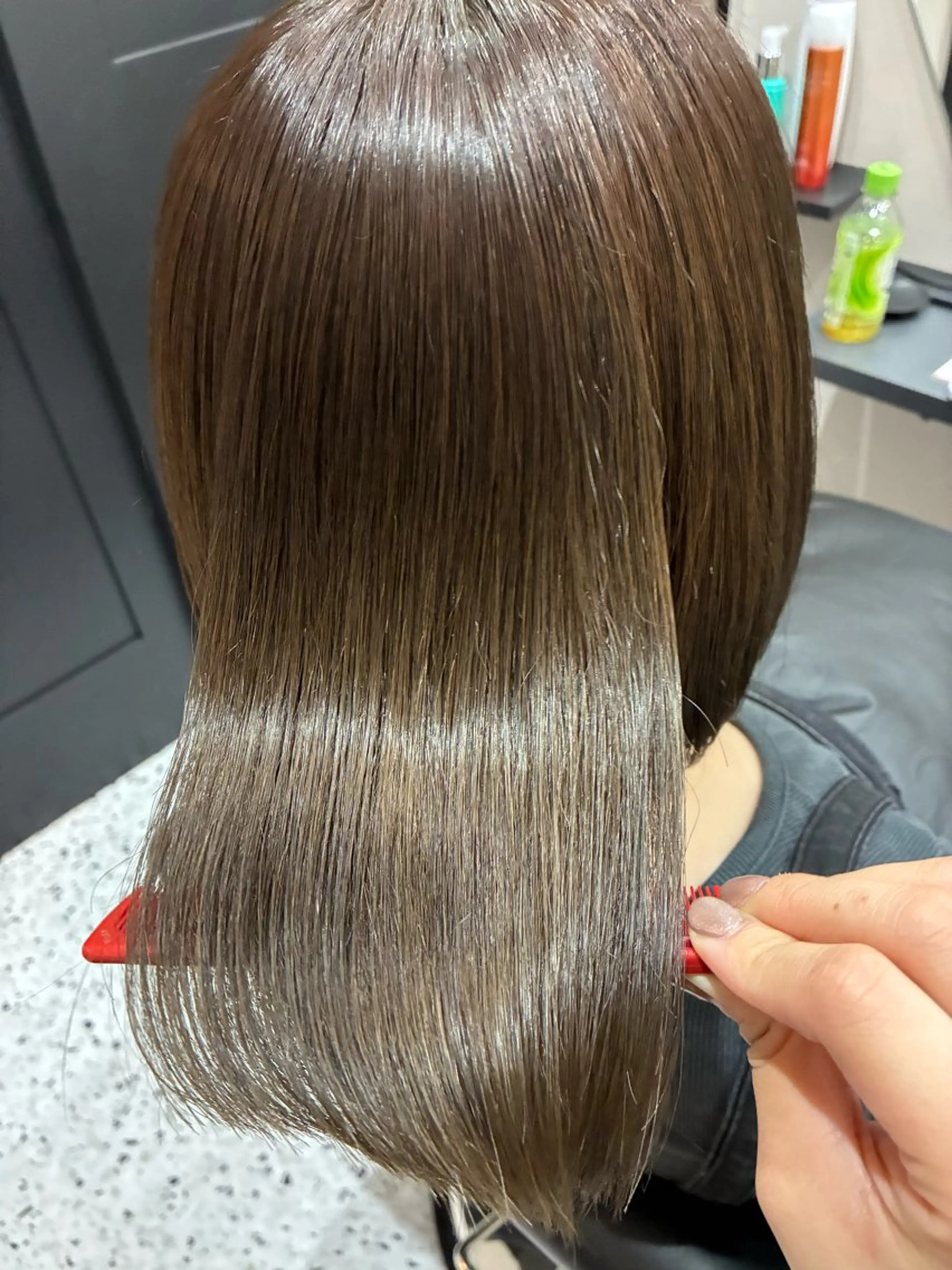 ミディアム ヘアカラー 美髪×髪質改善 🖤Yukineのヘアスタイル