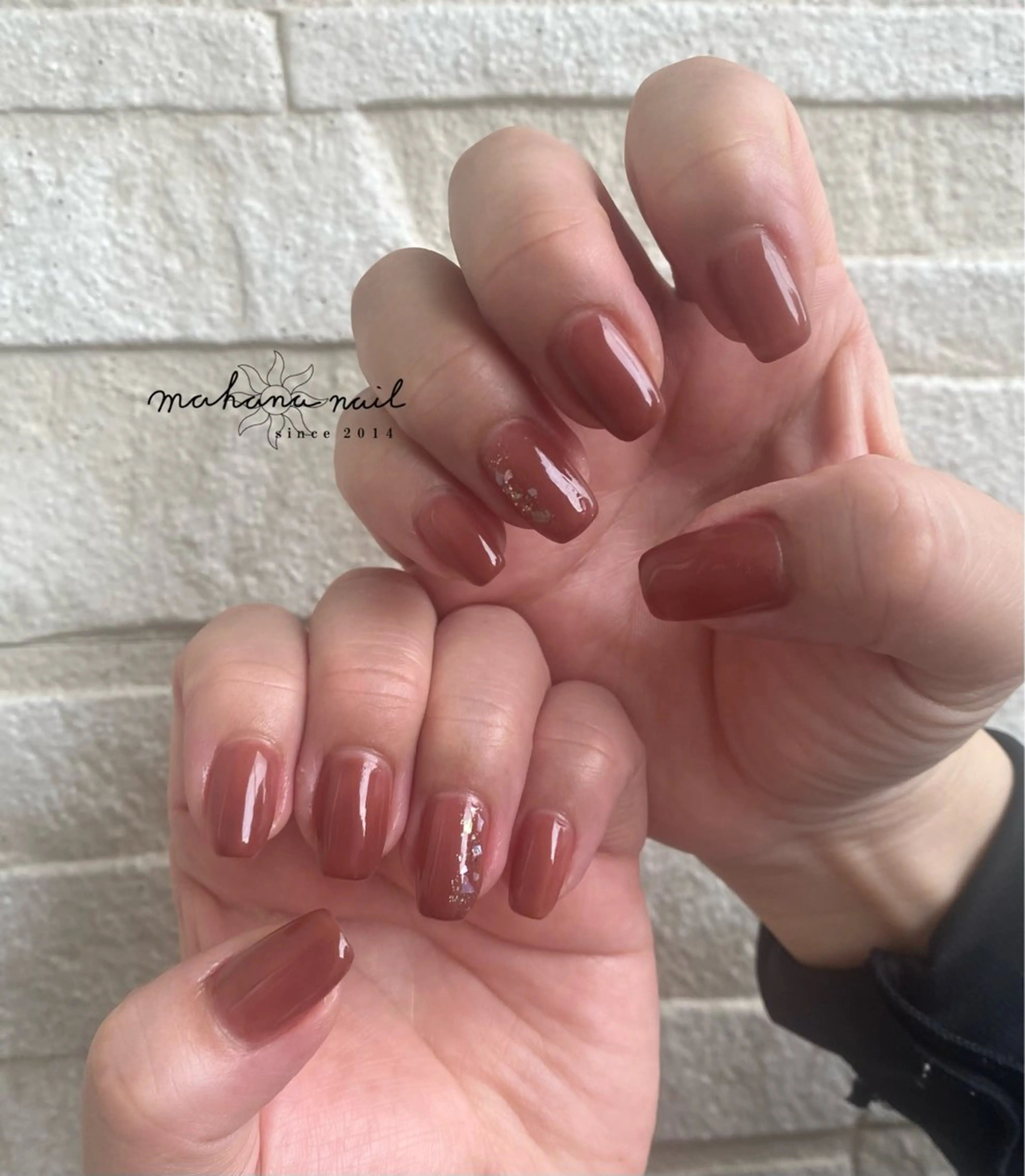 ネイル ワンカラーネイル mahana nailのネイルデザイン