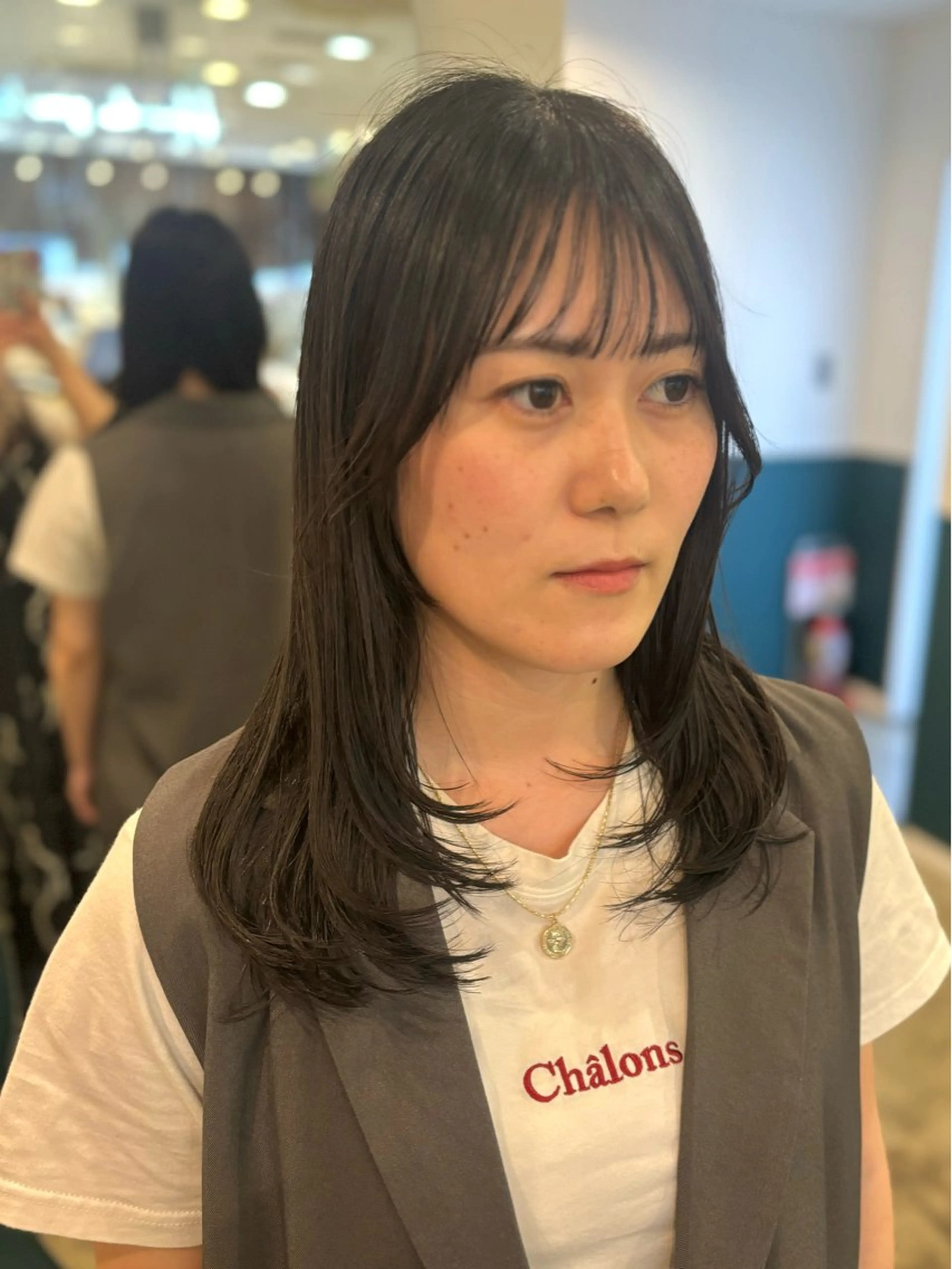 ロング レイヤーカット ☁️RIKA☁️ @ri2_____bのヘアスタイル