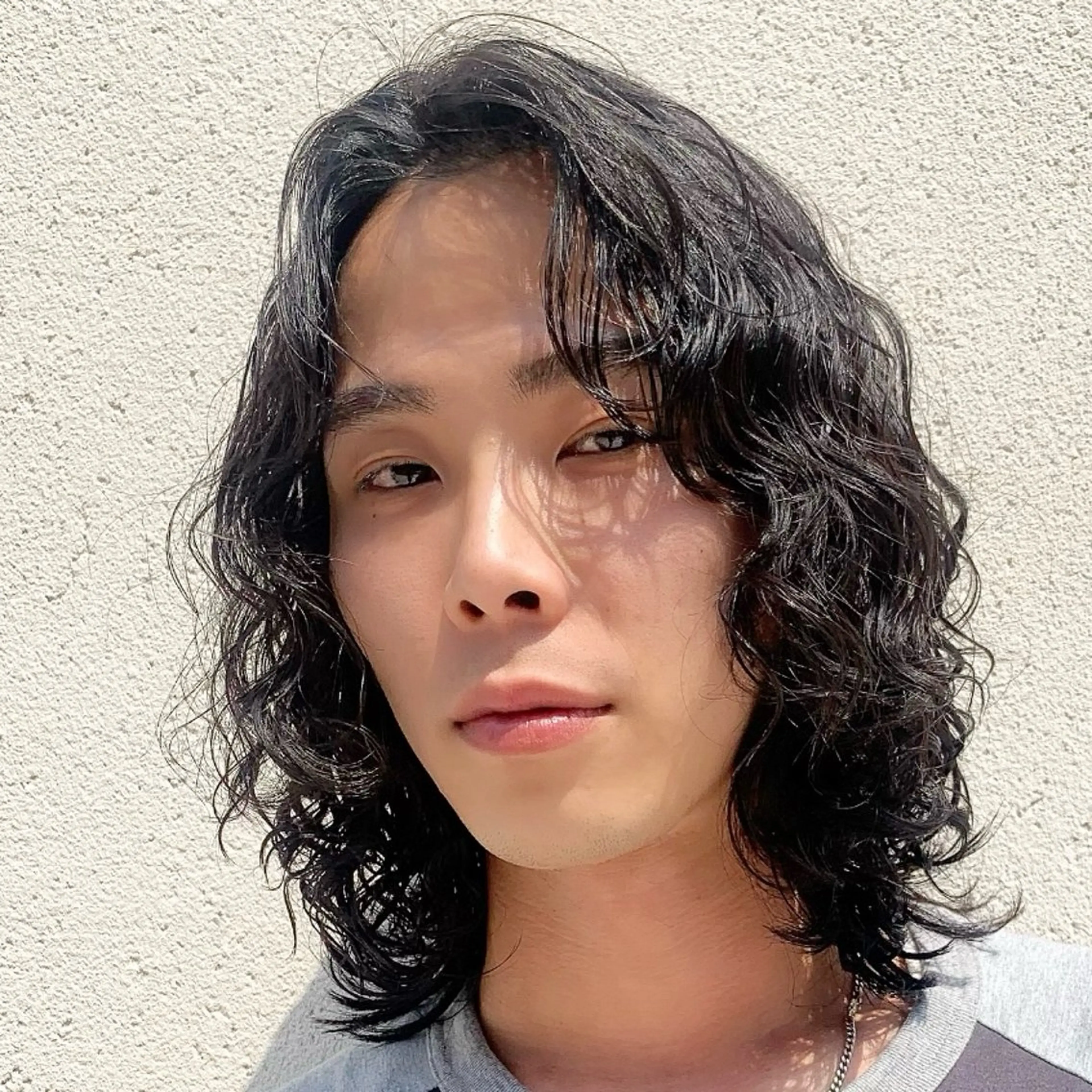 ロング パーマ ヘアアレンジ メンズ カット パーマ fifth Tokyo所属・fifth 石川 凪のヘアスタイル