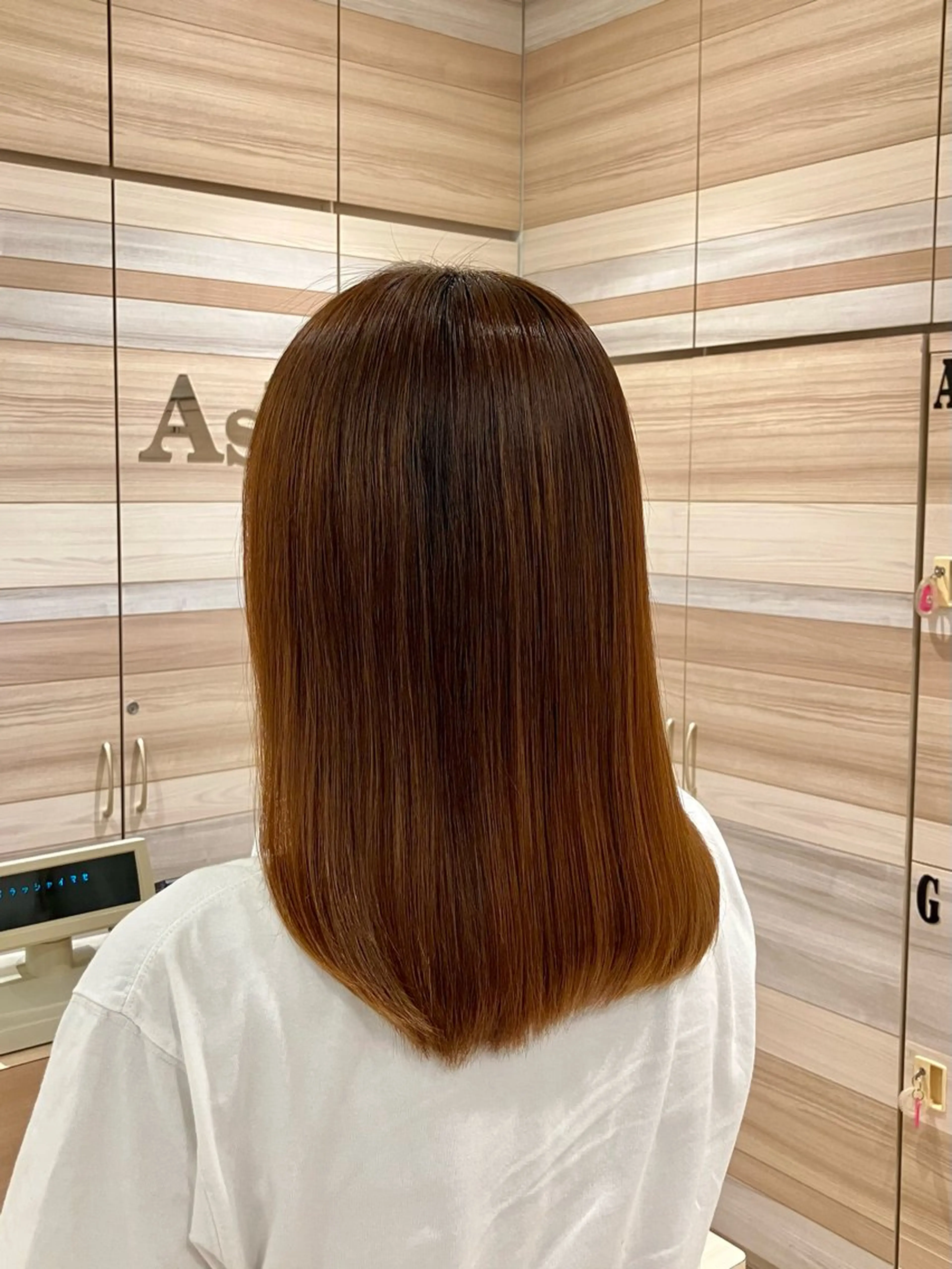 セミロング 縮毛矯正 トリートメント 縮毛矯正 トリートメント モデル様募集中🍏✨ Ash_Manamiのヘアスタイル