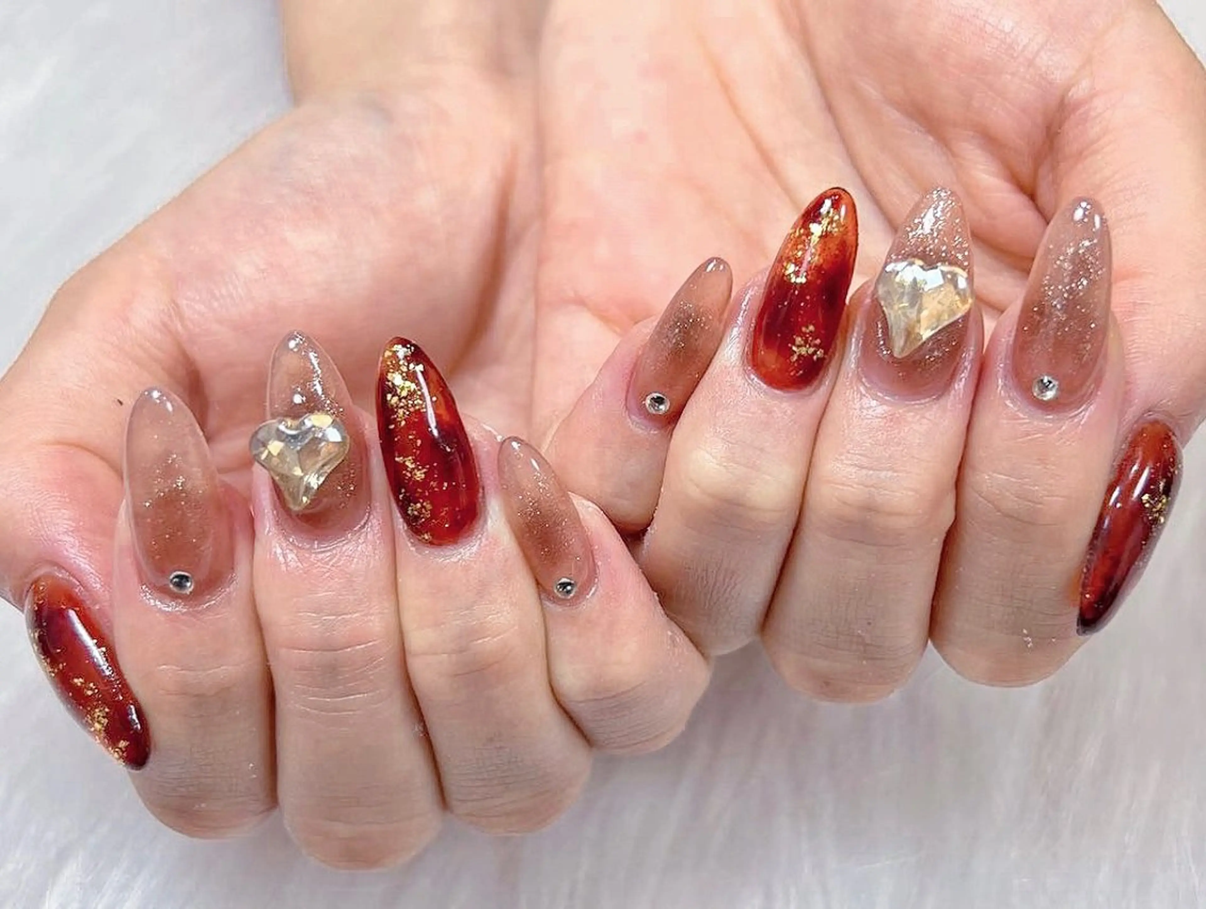 ネイル 持ち込み スカルプネイル ハンドネイル DEMAIN- 🕊️のネイルデザイン