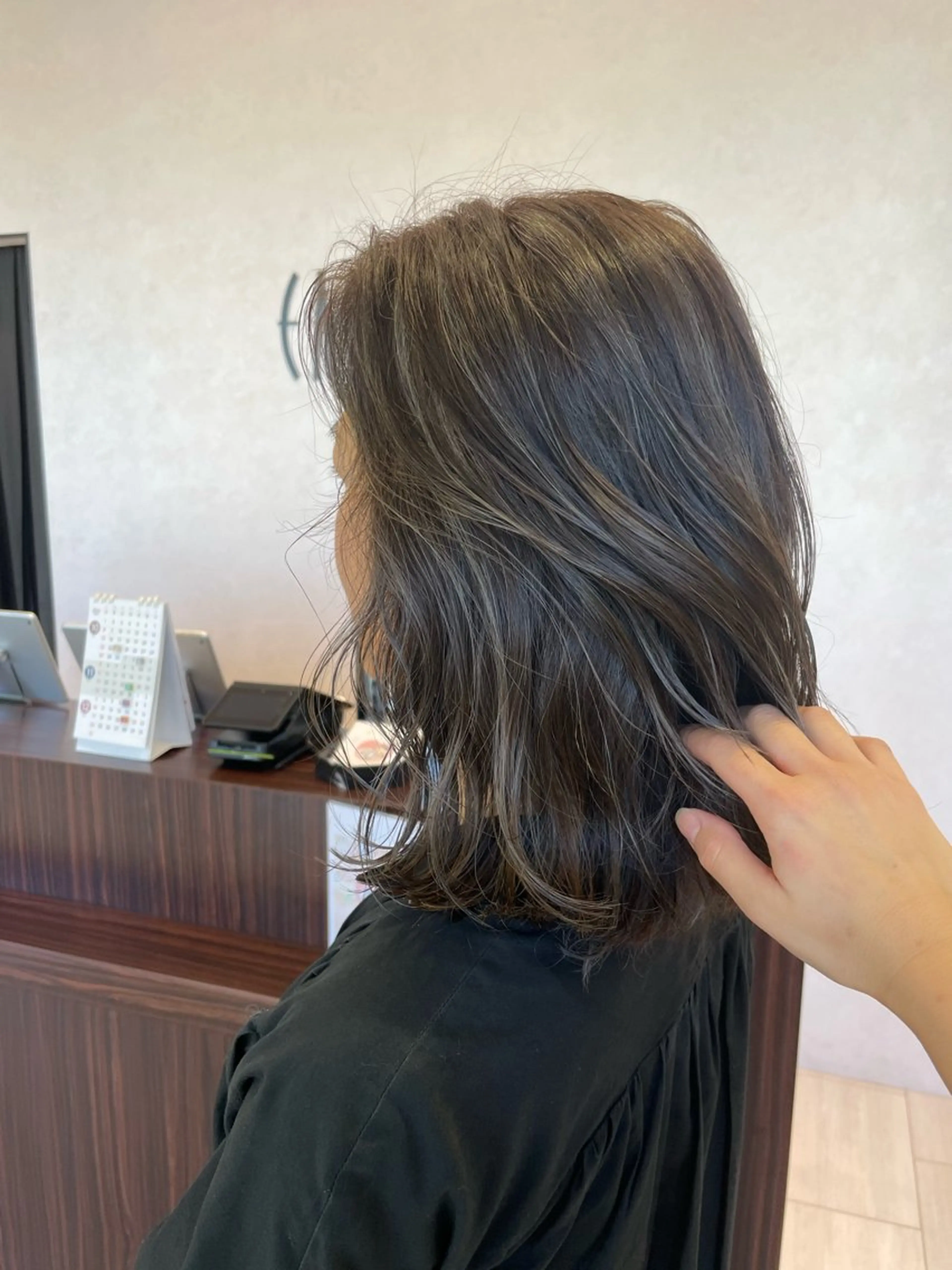 ミディアム カラー 益川万由 /高崎のヘアスタイル