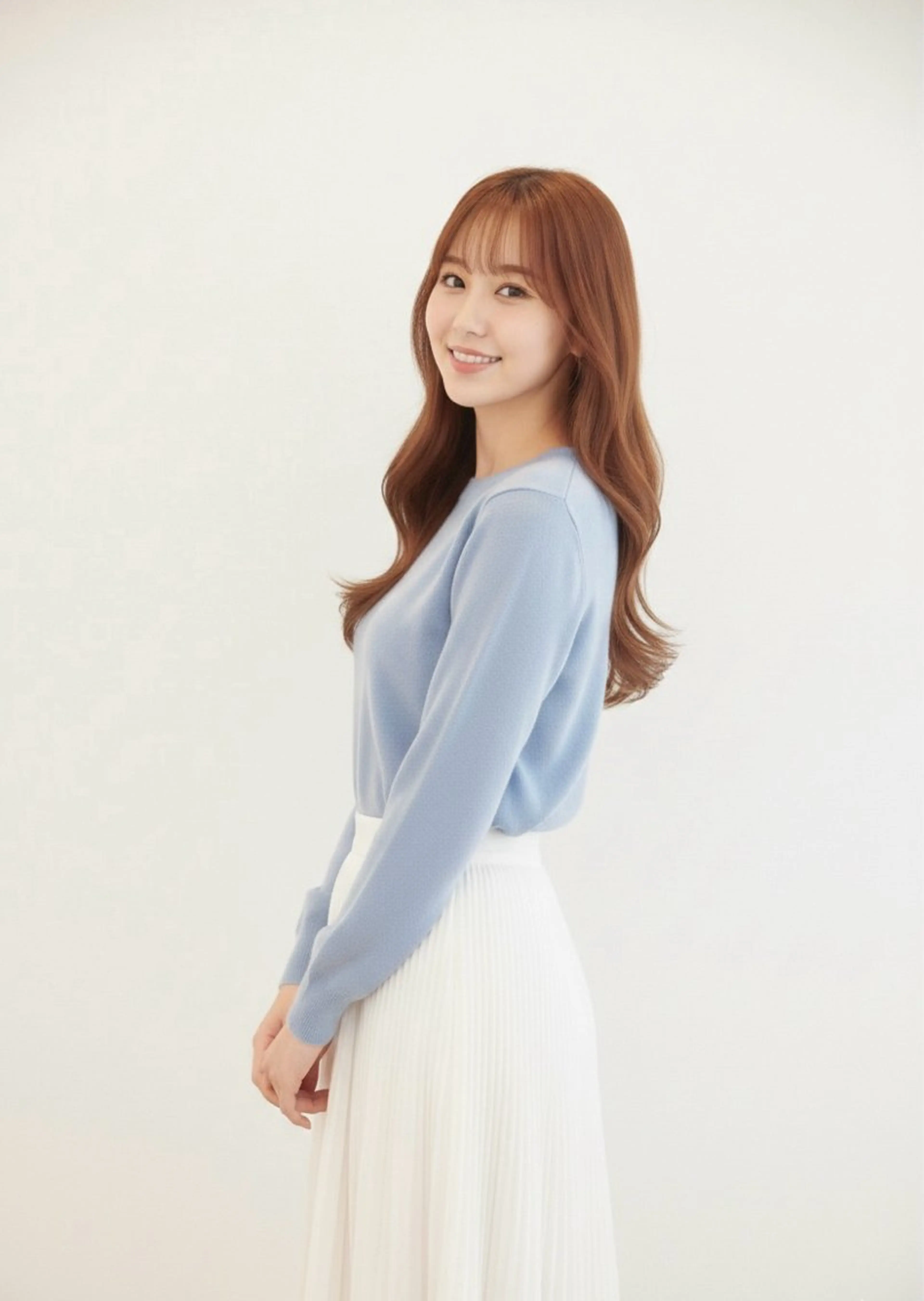 ロング カラー アディクシーカラー ブラウンカラー 透明感カラー ハイトーンカラー オレンジ カット ヘアカラー トリートメント SALOWIN(サロウィン)広島並木通り所属・田村和範/似合わせ カラー/髪質改善のヘアスタイル