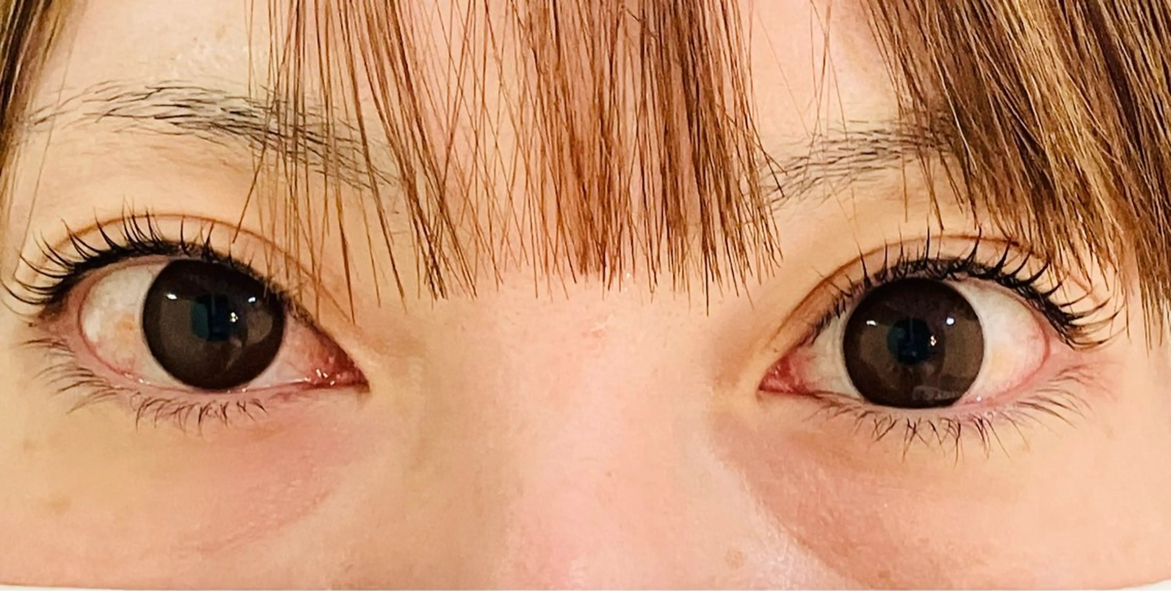 大人気韓国風パーマ束感仕上げ＋マツゲティント💖の写真