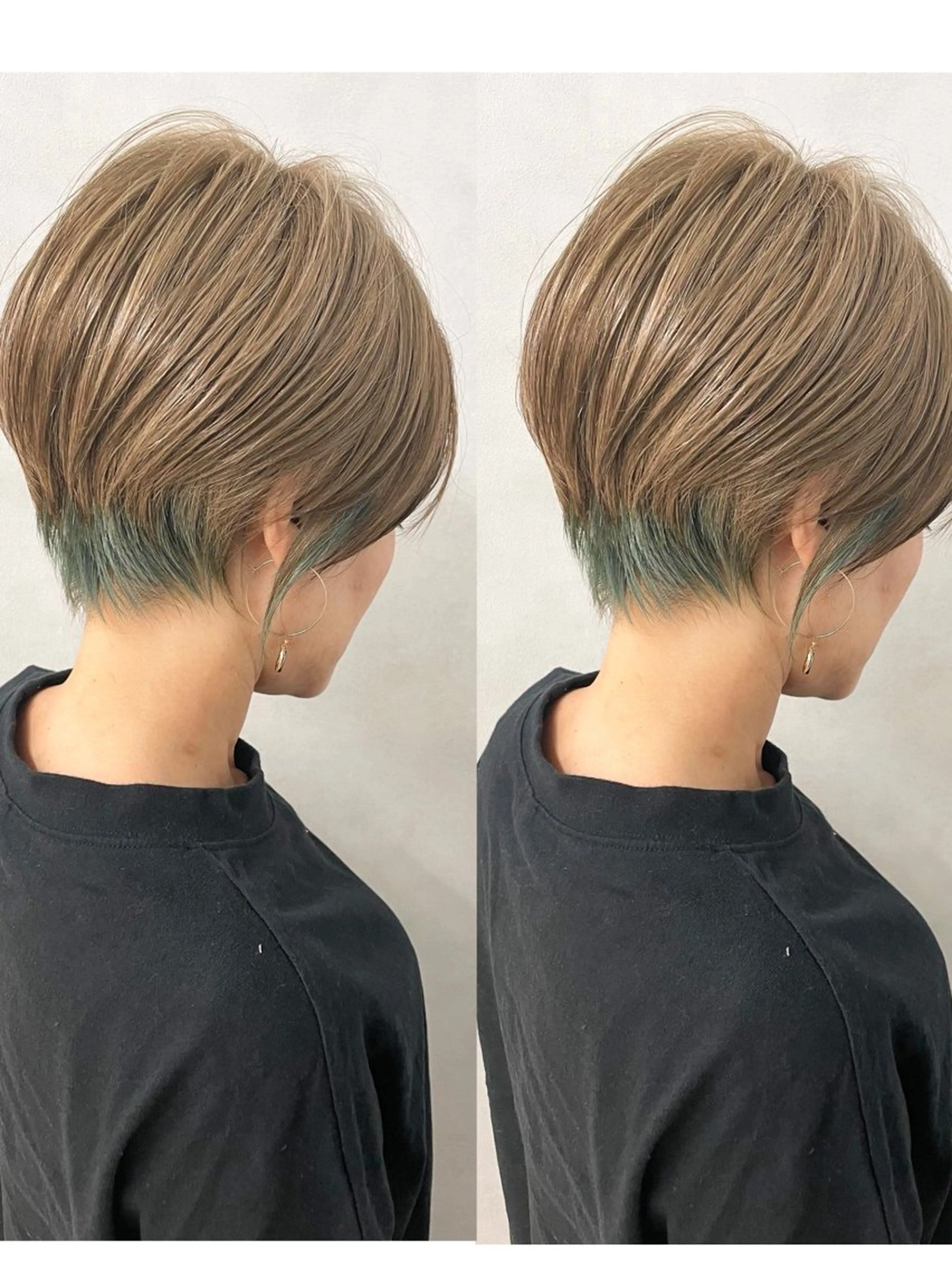 ショート カット ヘアカラー トリートメント mua 鳳のヘアスタイル