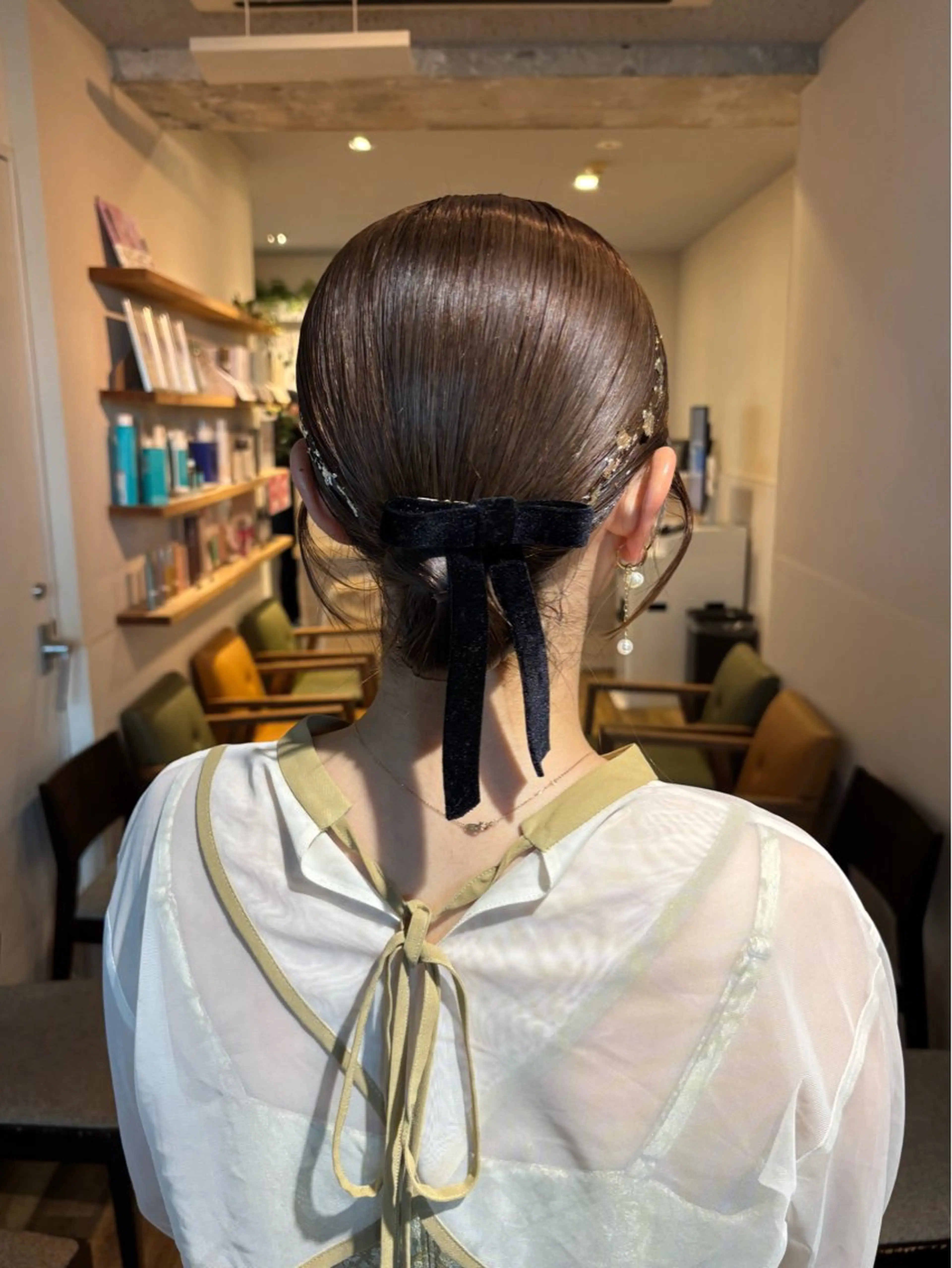 ミディアム ローシニヨン AFLOAT D’L所属・カットモデル募集‎ / 角本 藍のヘアスタイル