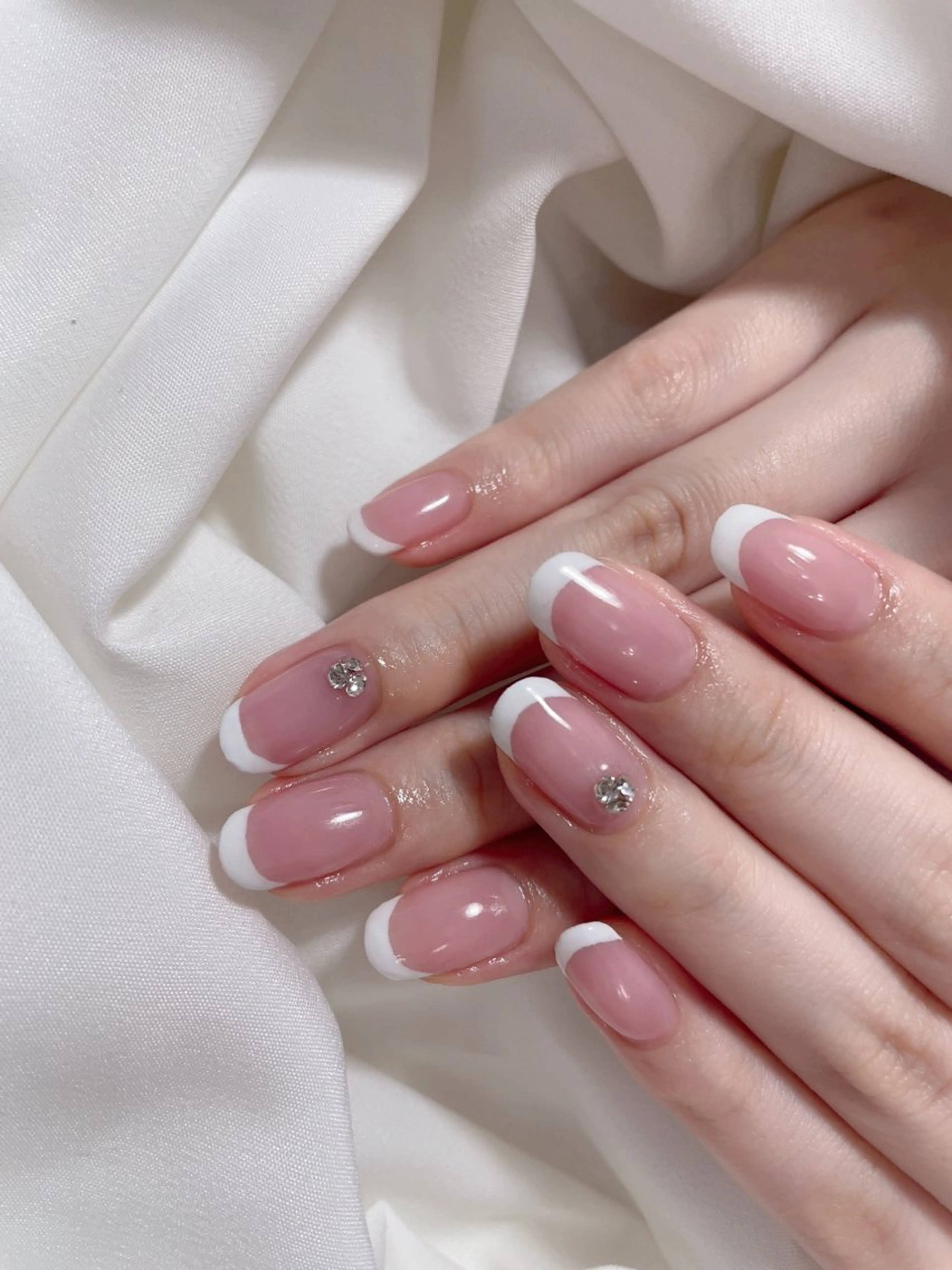 ネイル ジェルネイル 韓国ネイル ワンカラーネイル パラジェル ワンホンネイル ハンドネイル A OIのネイルデザイン