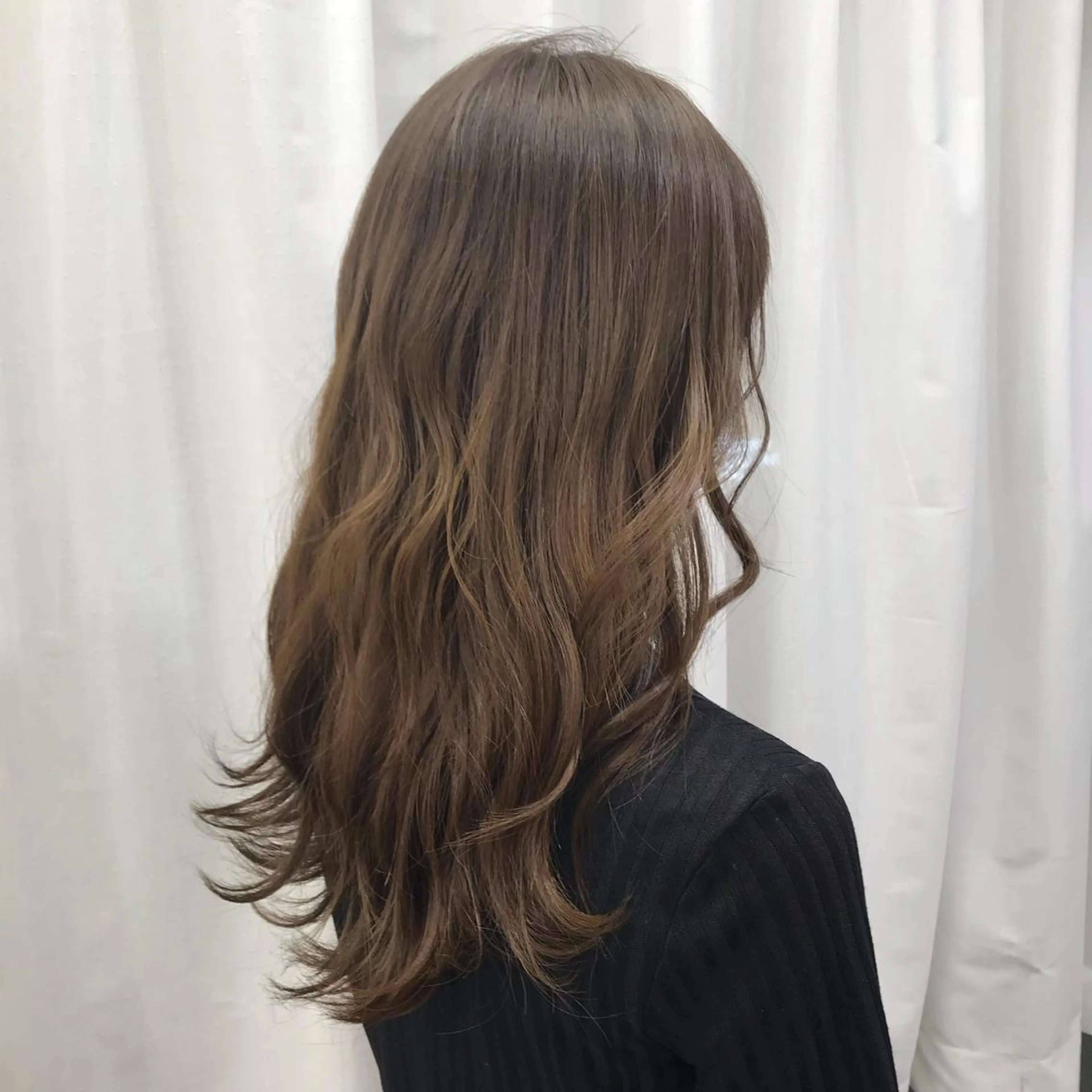 セミロング カラー アッシュ ていねい技術No.1 🌈諏訪 健太のヘアスタイル