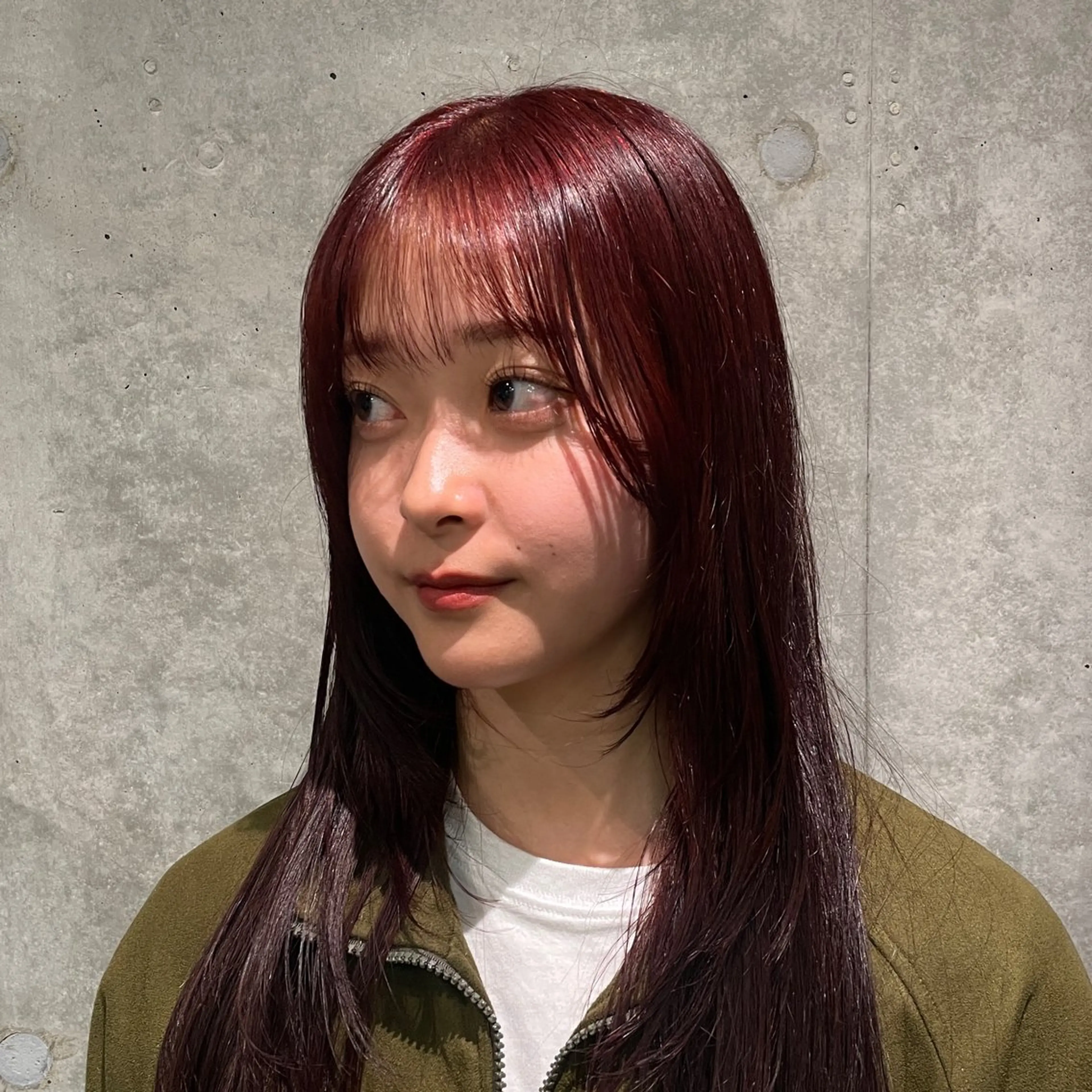 ロング カラー カット ヘアカラー 透けカラー/ アレンジ/篠崎渚彩のヘアスタイル