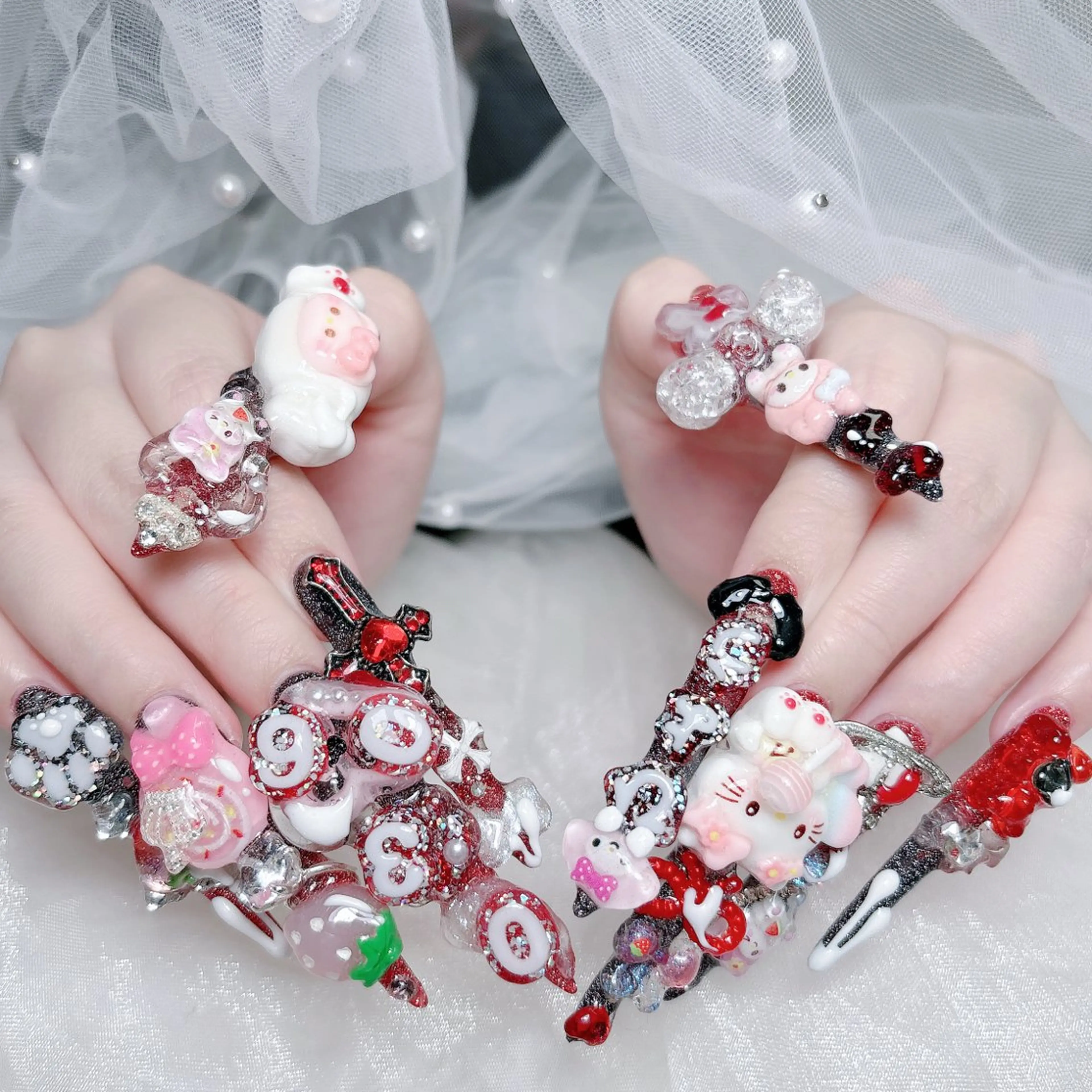 【EXTRA LONG 3XL 「10本長さ出し」】パーツつけ放題の写真