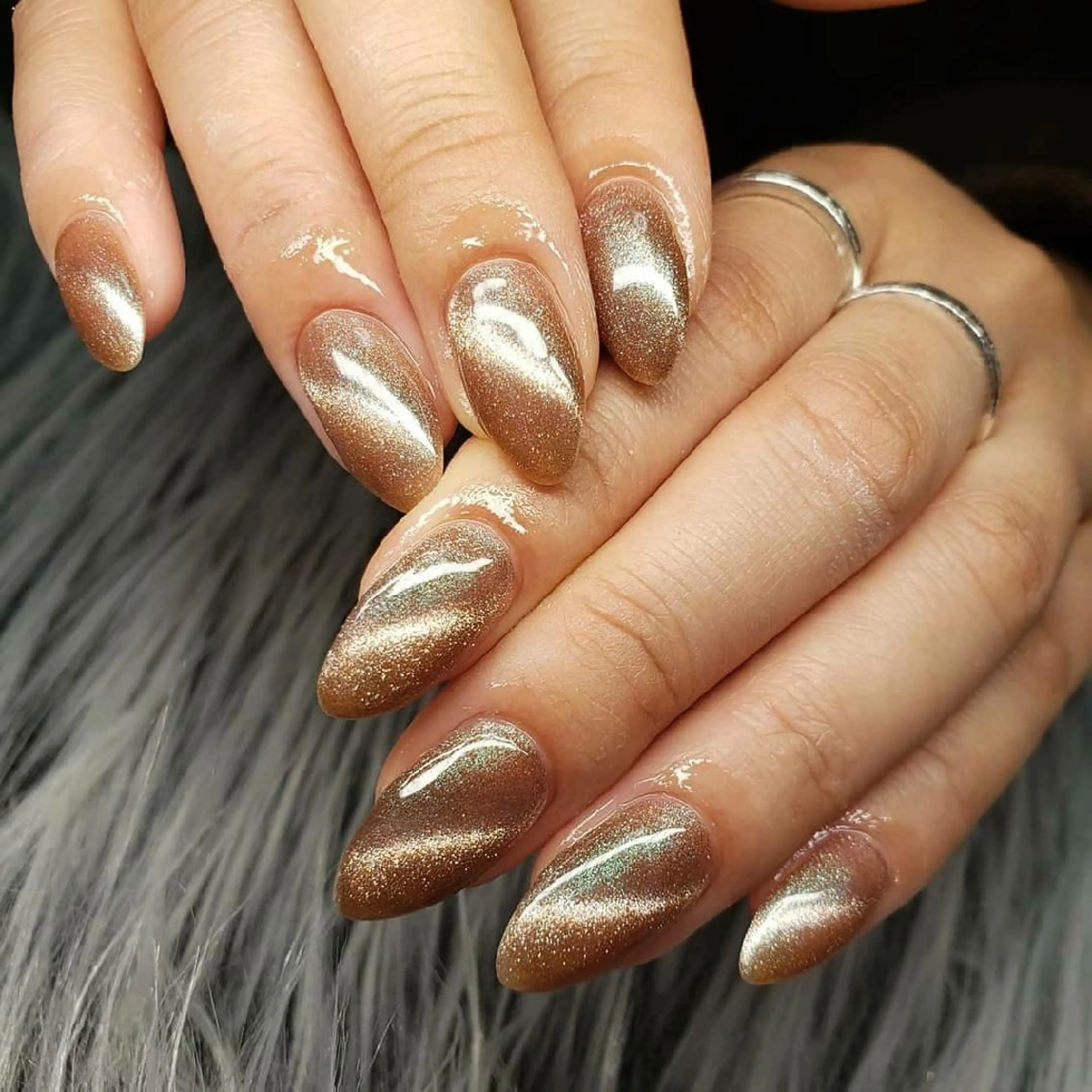 ネイル マグネットネイル ハンドネイル Nail salon Coco所属・Nail salon Coco【溝の口駅】のネイルデザイン