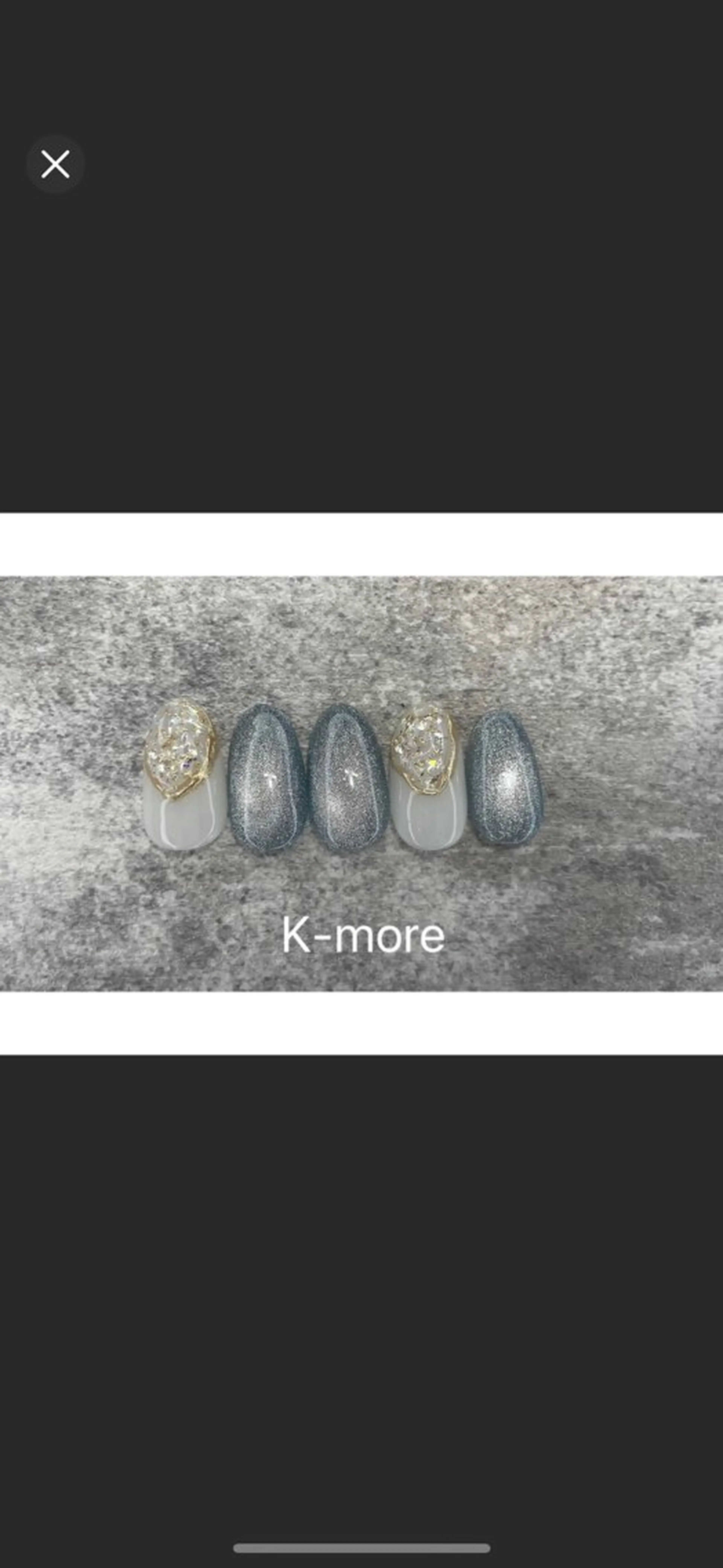 ミディアム K-more（ケーモア）知立店所属・K-more知立店 まなみのネイルデザイン