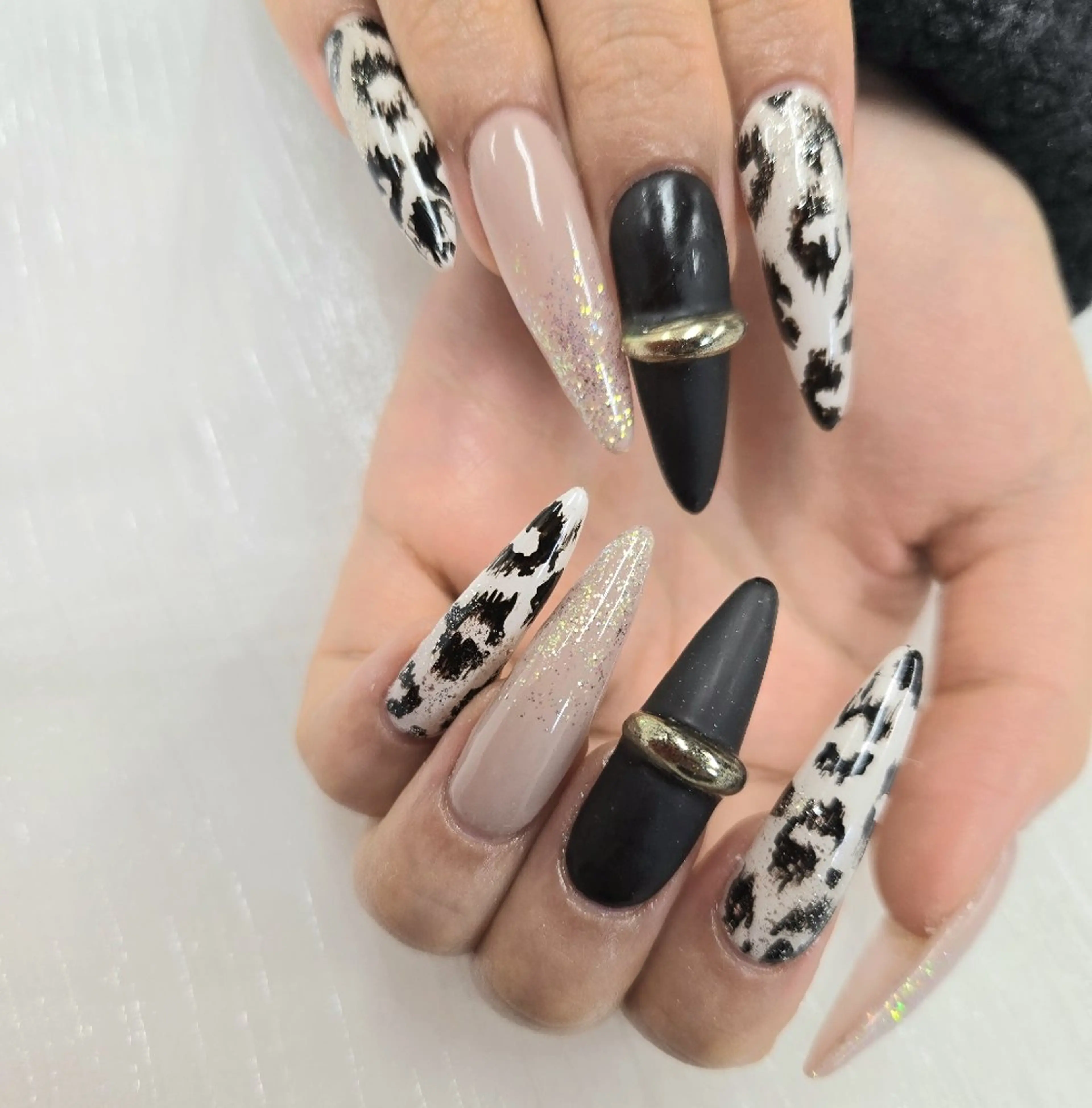 ネイル アートネイル オーロラネイル チークネイル ジェルネイル グラデーション ハンドネイル 河野ちえ (雑誌掲載サロン)のネイルデザイン