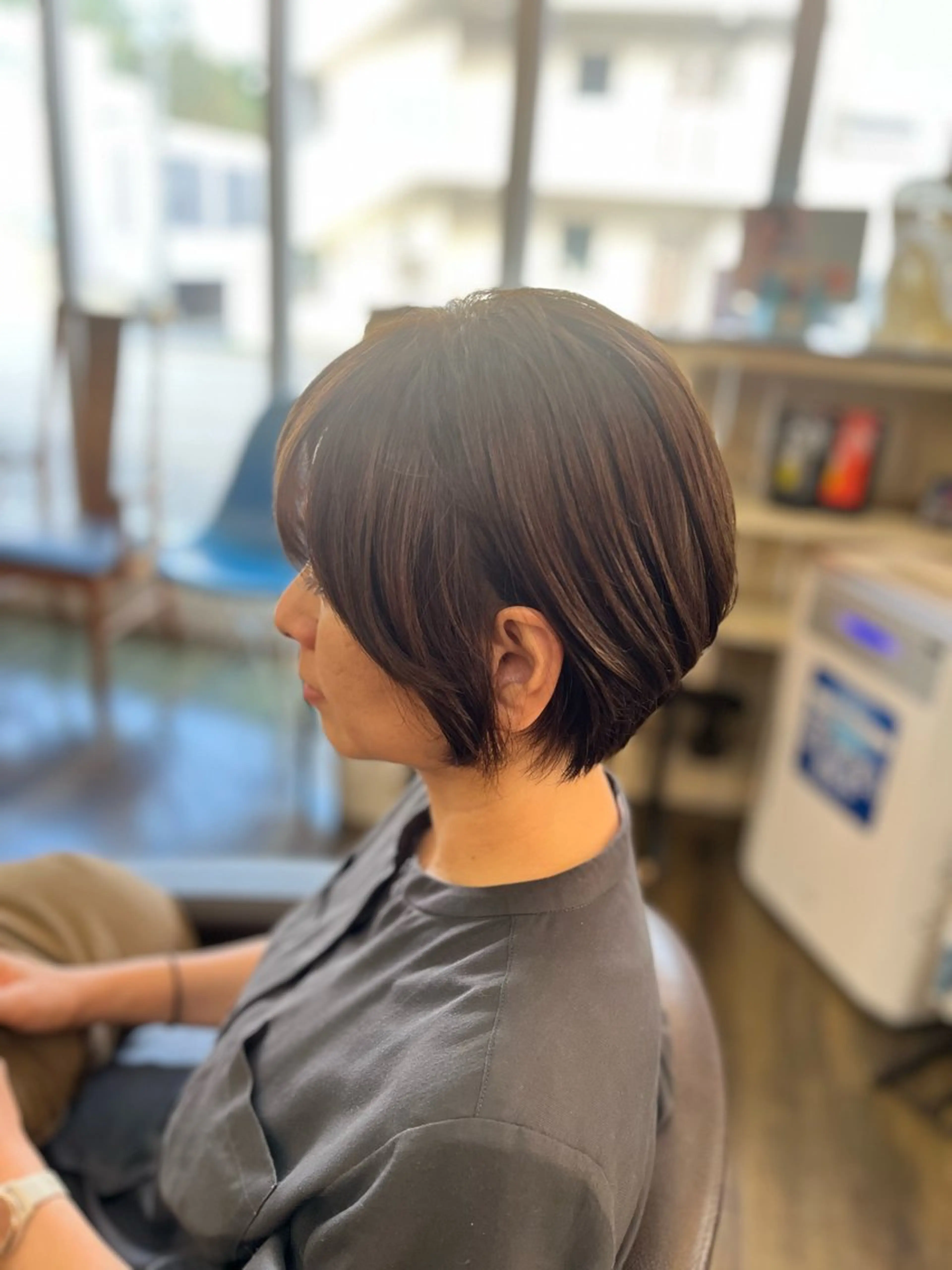 ショート カラー 楽流頭ofhair mikuのヘアスタイル