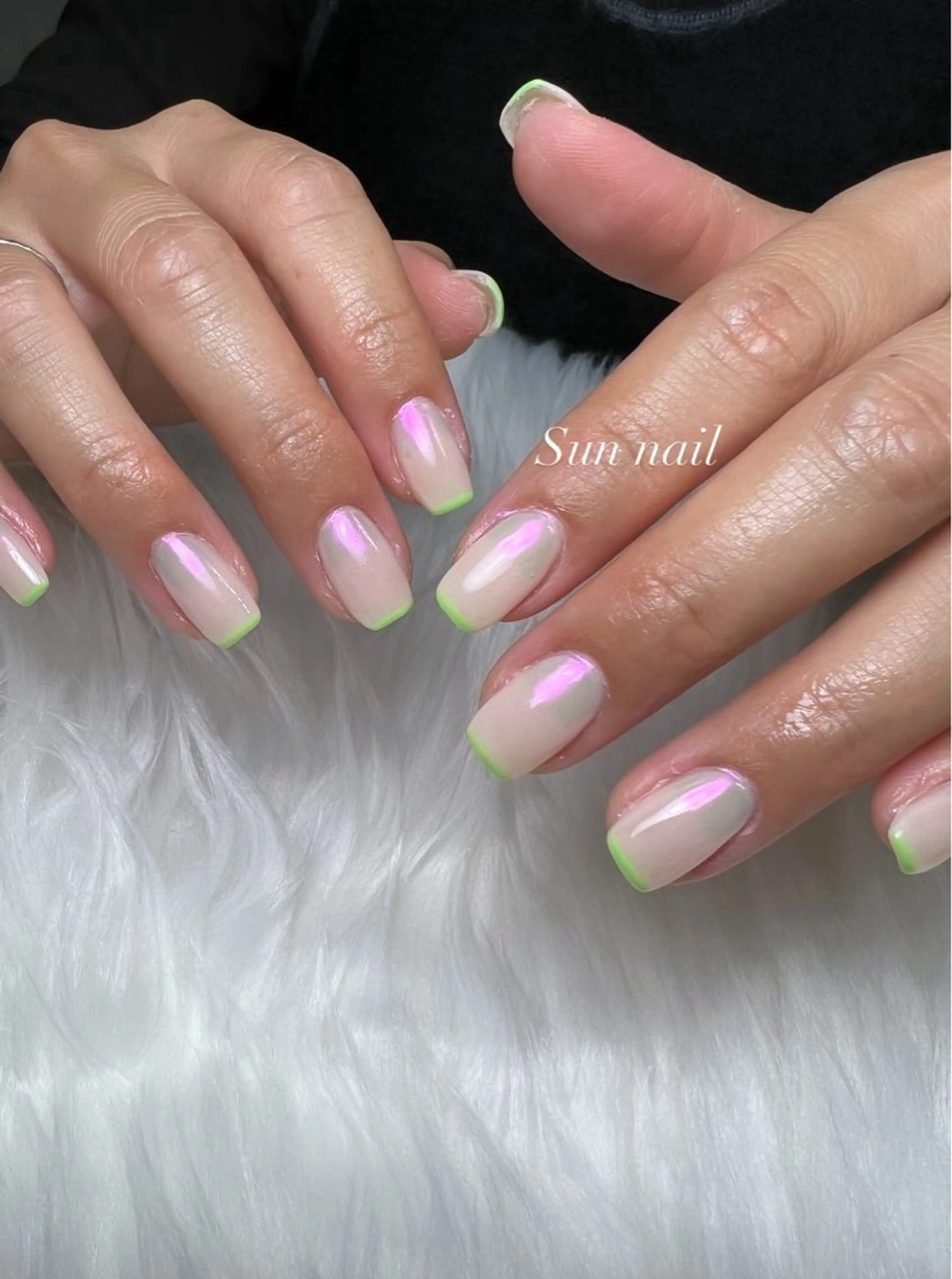 ネイル オーロラネイル ハンドネイル フットネイル Sun nail ...ayaのネイルデザイン