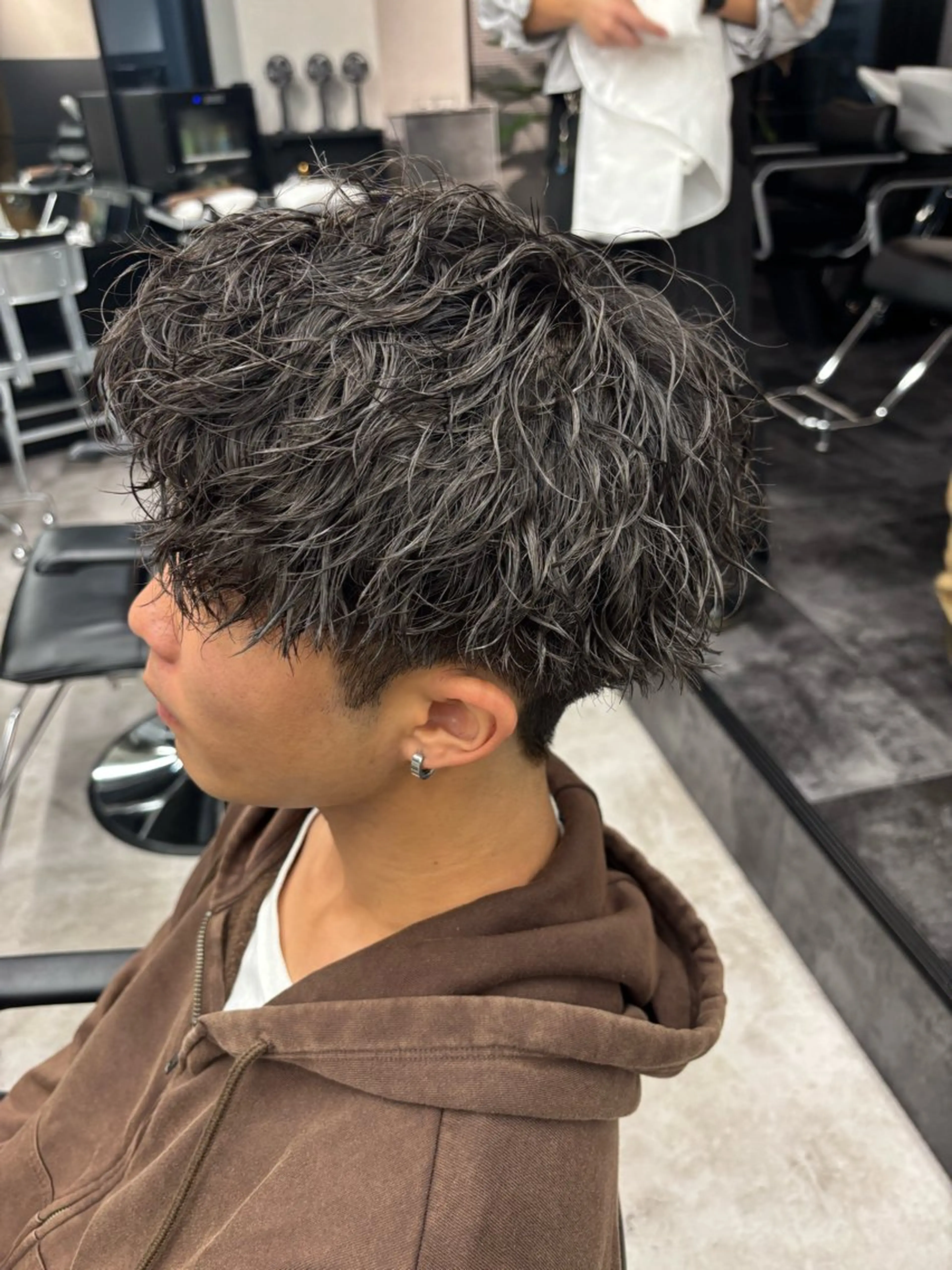 【新規】メンズカット＋ツイストスパイラルパーマorスパイラルパーマ¥11000の写真