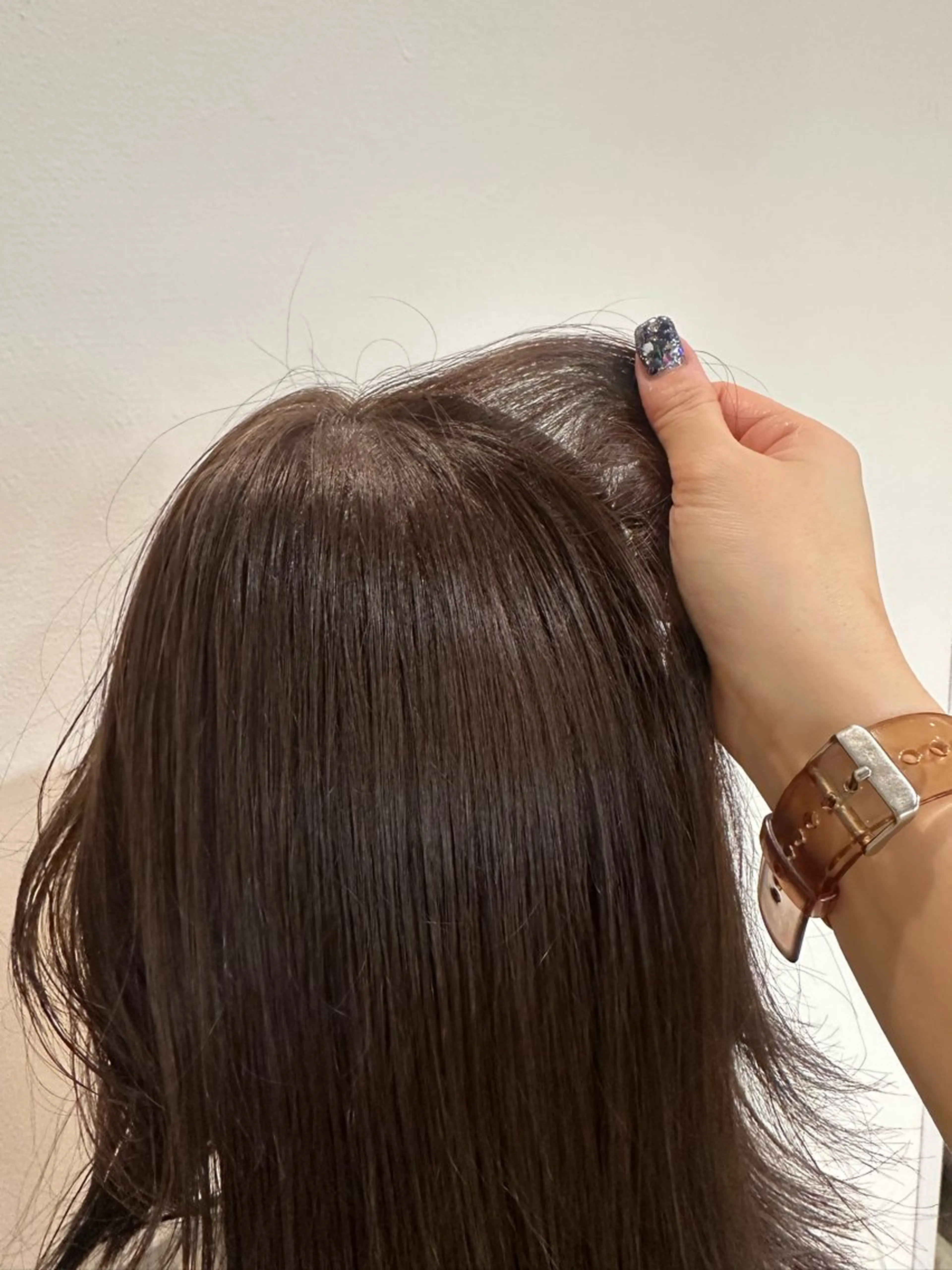 ミディアム カラー カット ヘアカラー トリートメント 塩澤 榛奈のヘアスタイル