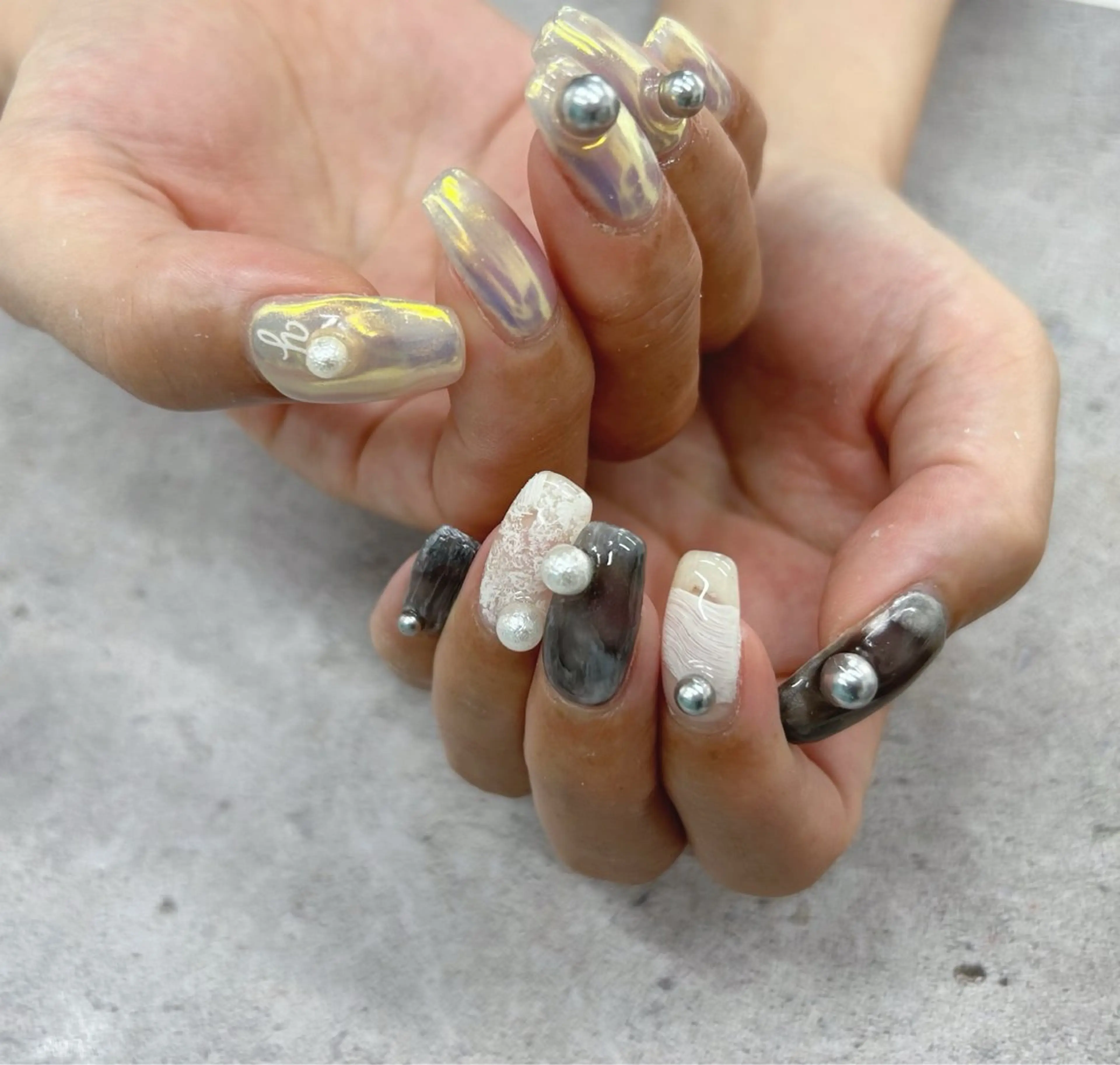 ネイル ニュアンスネイル ハンドネイル Nail Salon agré所属・agré ネイルサロン　アグレのネイルデザイン