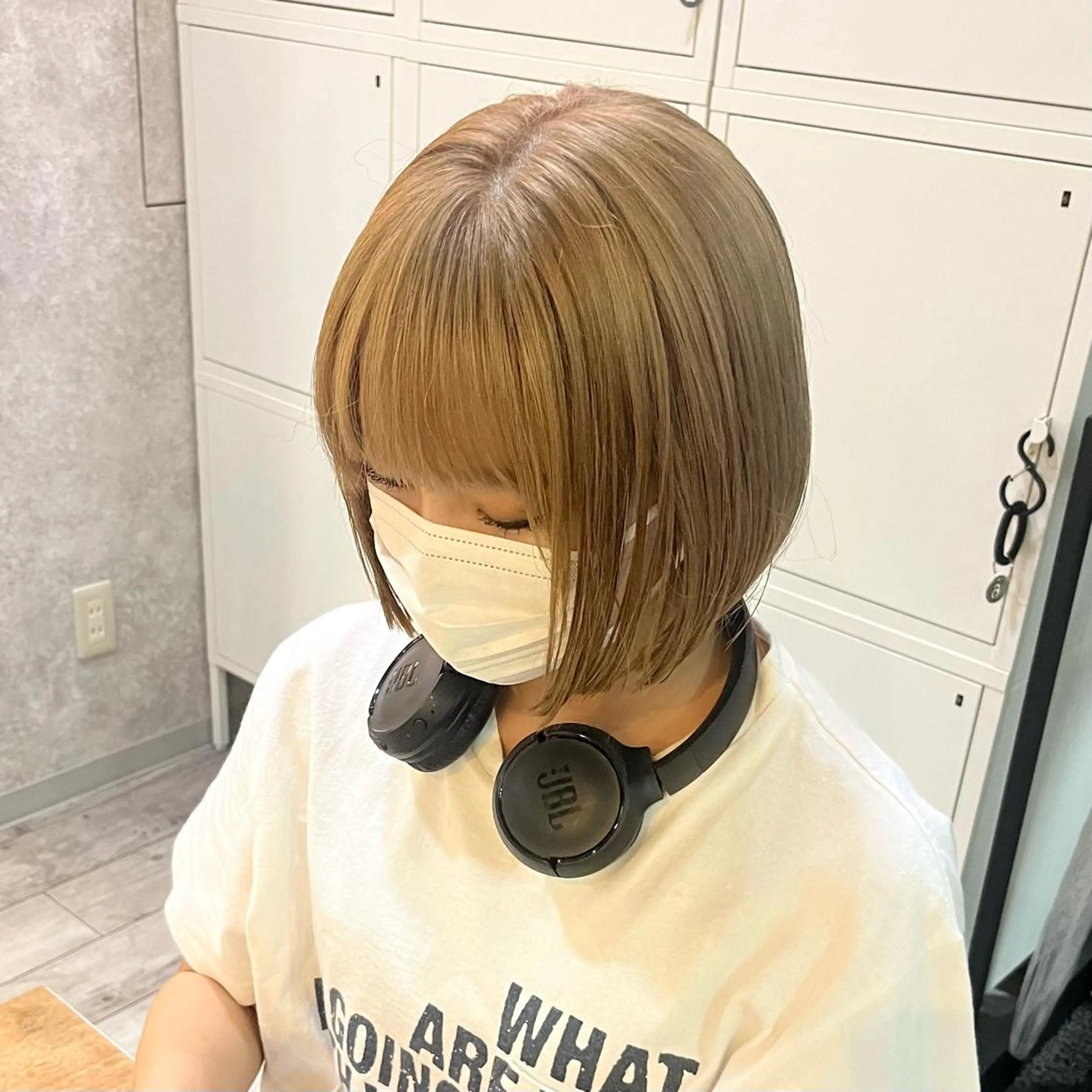 ショート カラー あ あのヘアスタイル