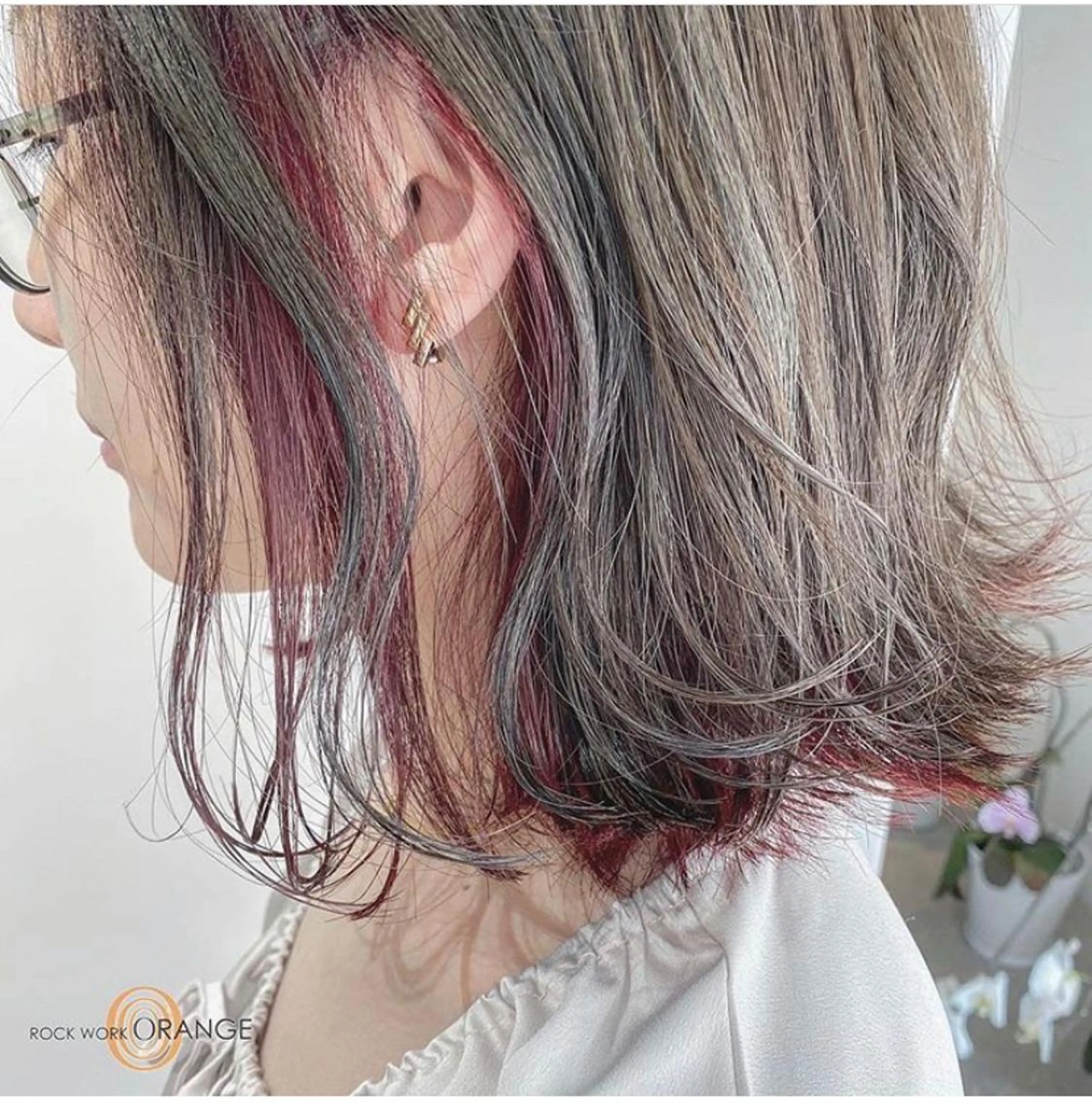カラー ロックワークオレンジ所属・ORANGE オレンジのヘアスタイル